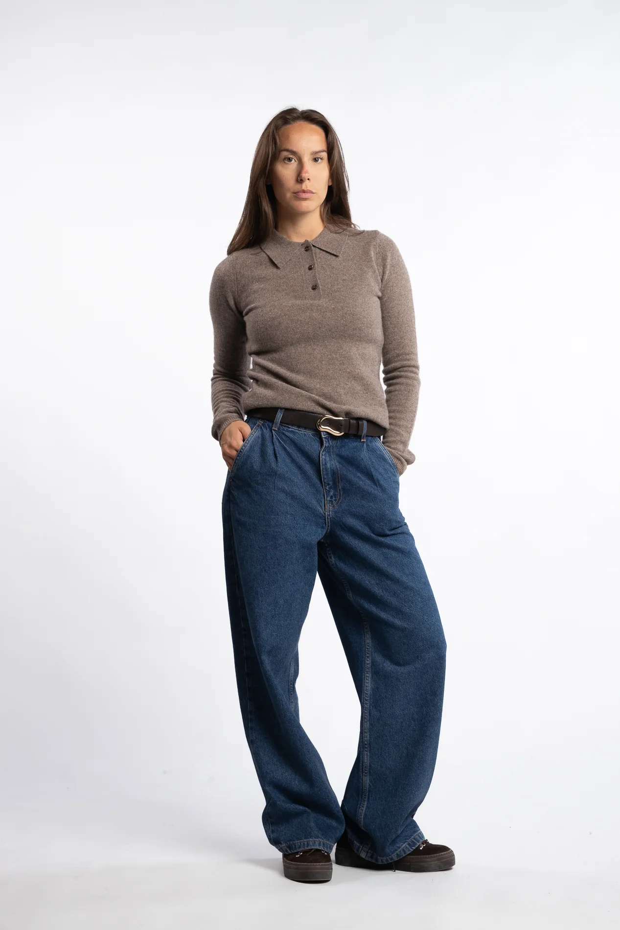 Jolanda Knit - Dark Taupe Melange - Image 5