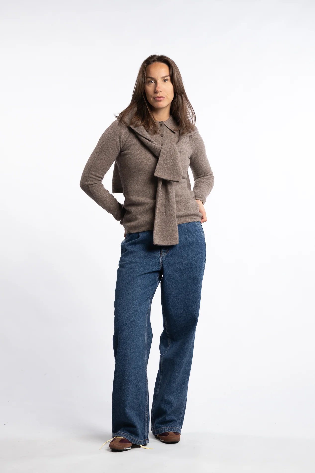 Jolanda Knit - Dark Taupe Melange - Image 6