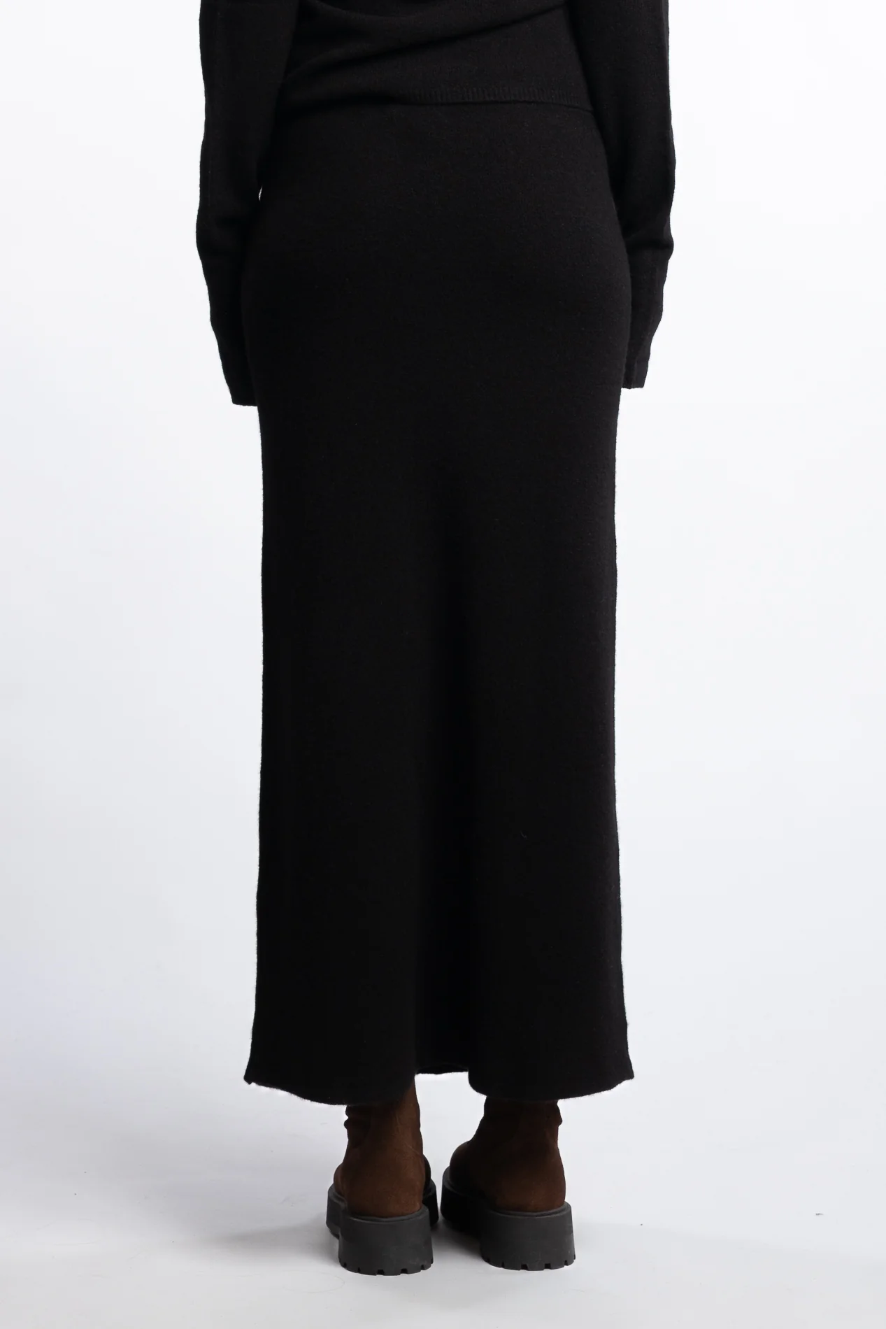 Jana Knit Skirt - Black - Image 3