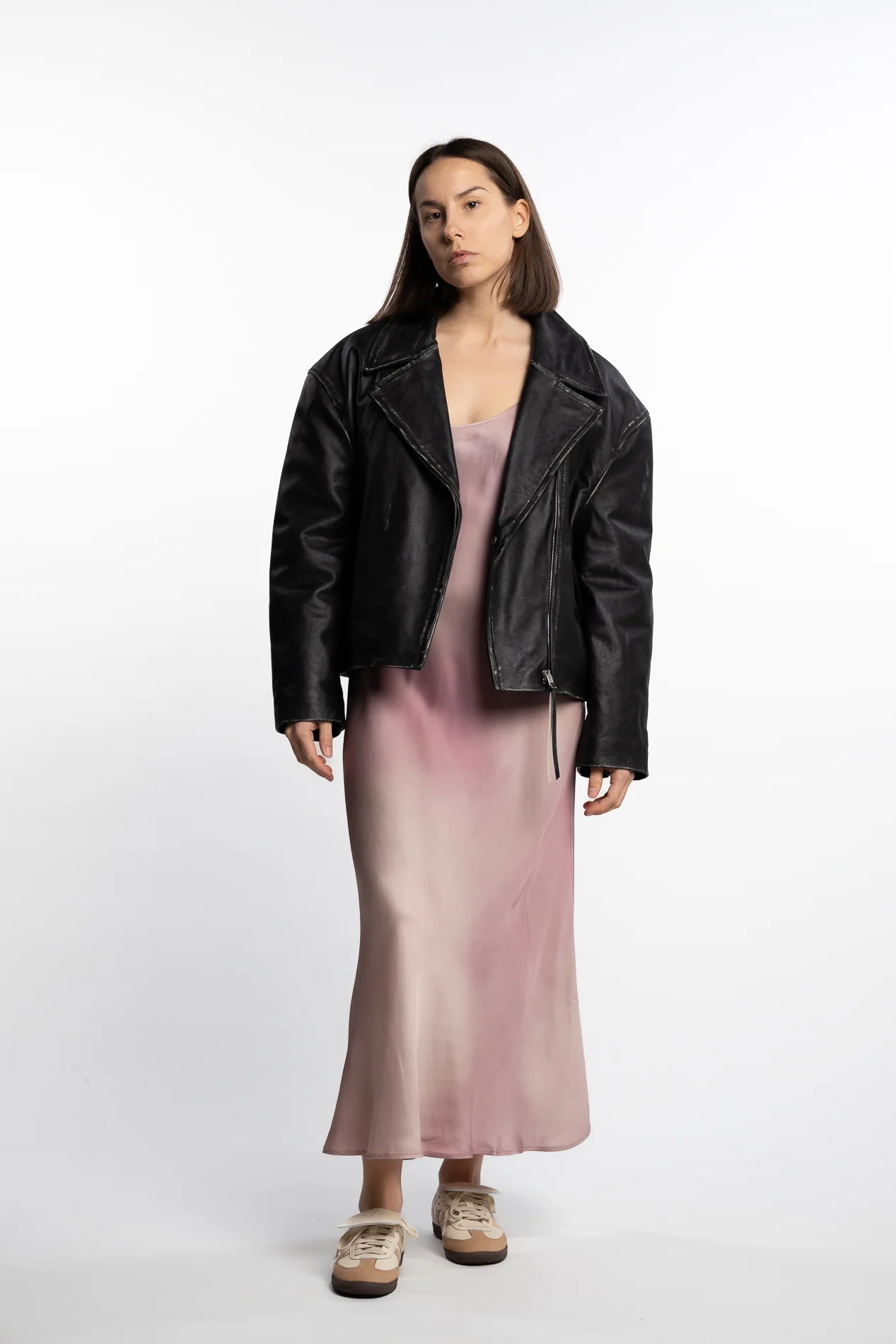 Leather Jacket- Black - Image 2
