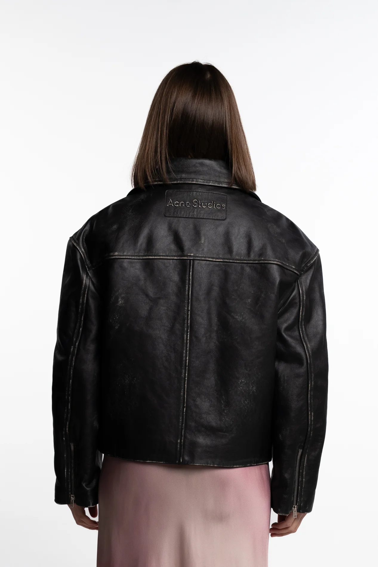 Leather Jacket- Black - Image 5