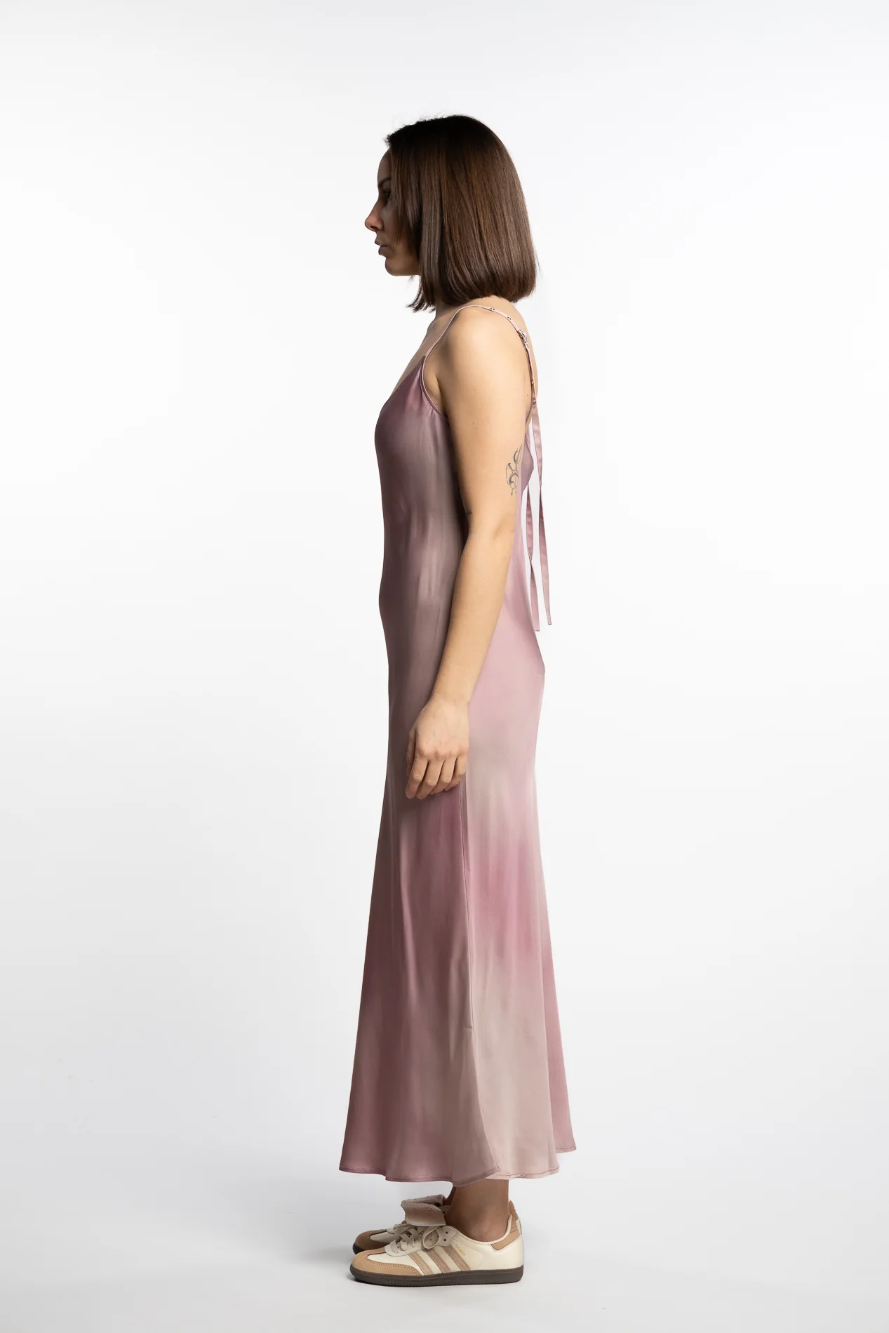 Strap Dress- Multi Pink - Image 3