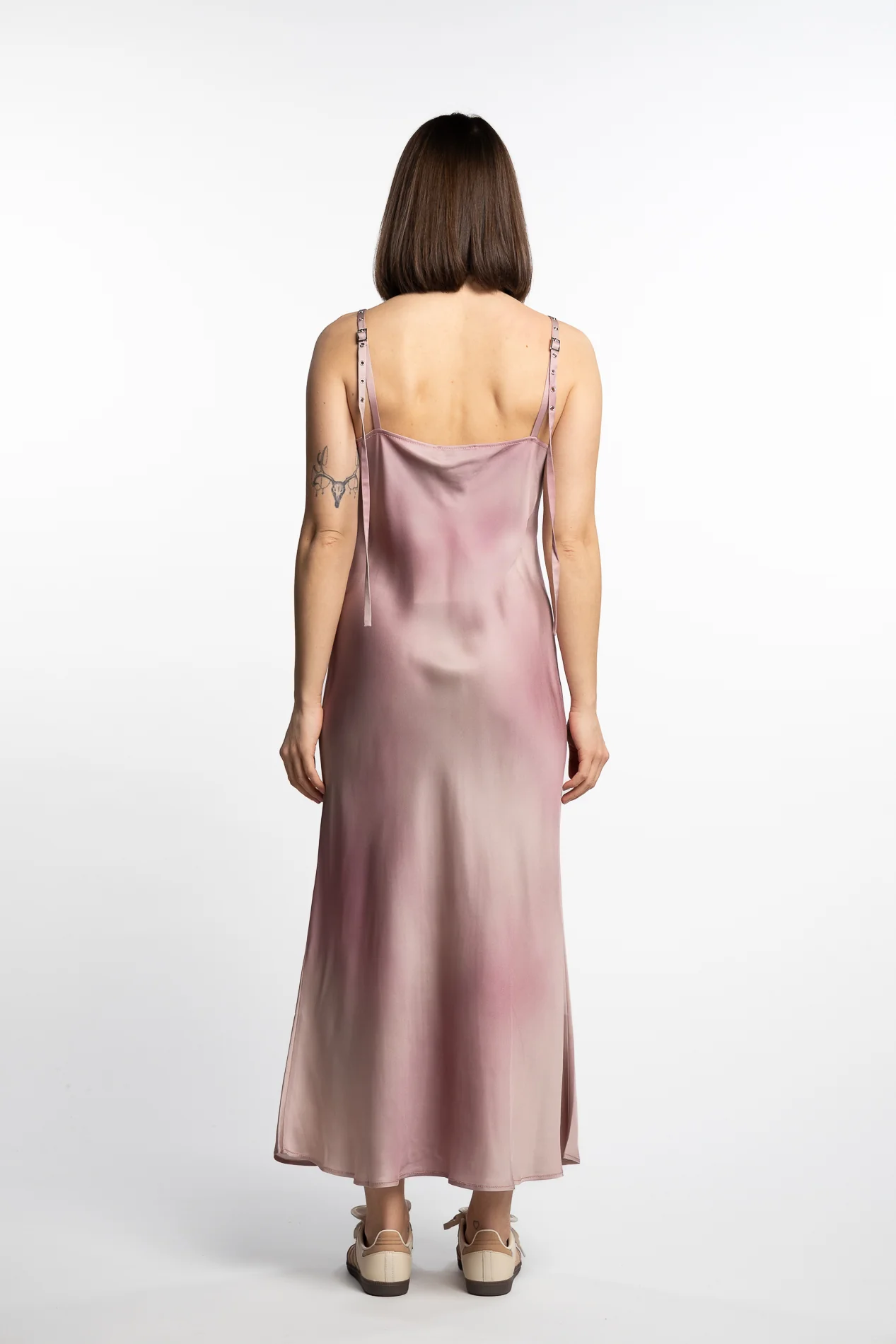 Strap Dress- Multi Pink - Image 4