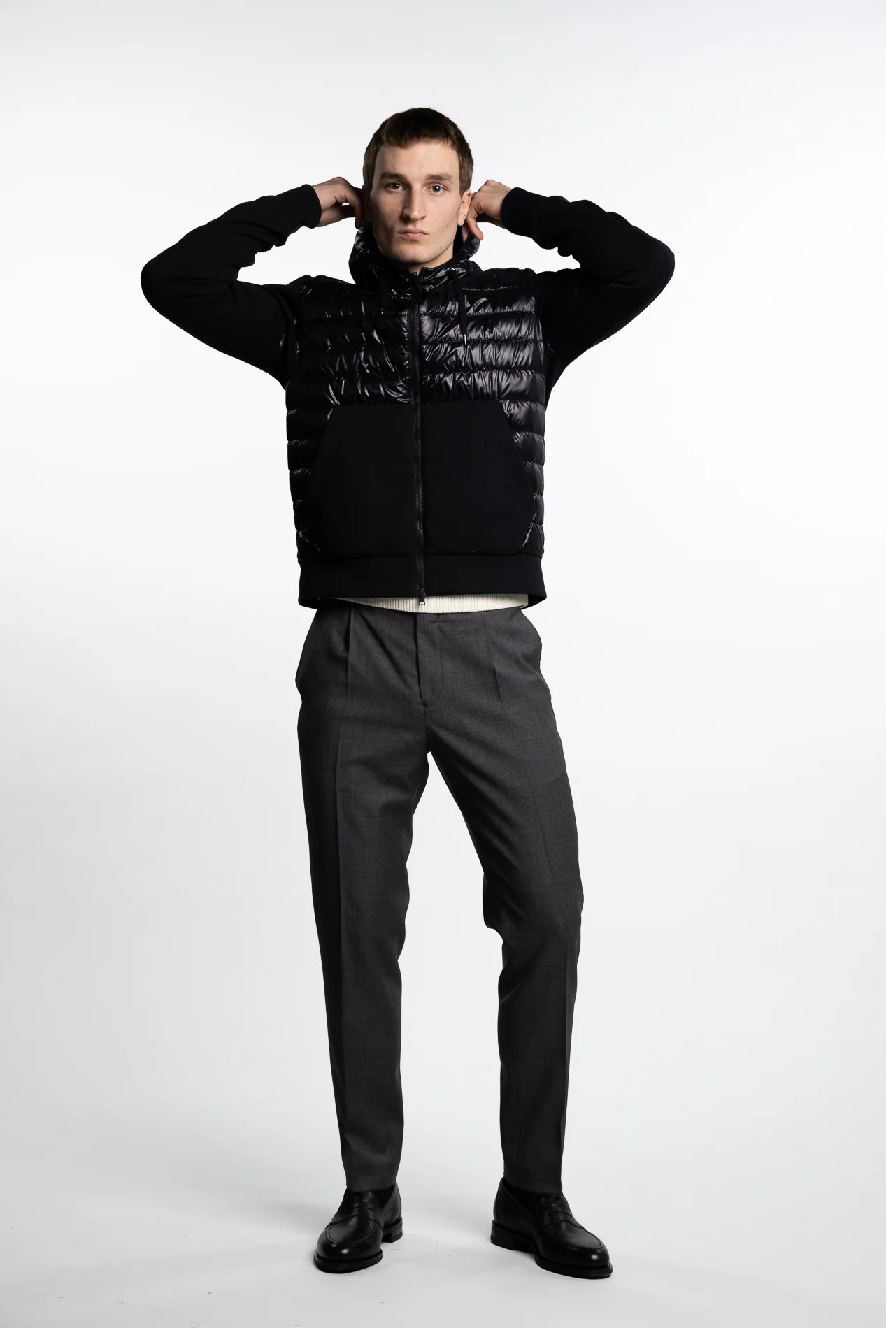 Nylon Ultralight Jacket Black - Image 2