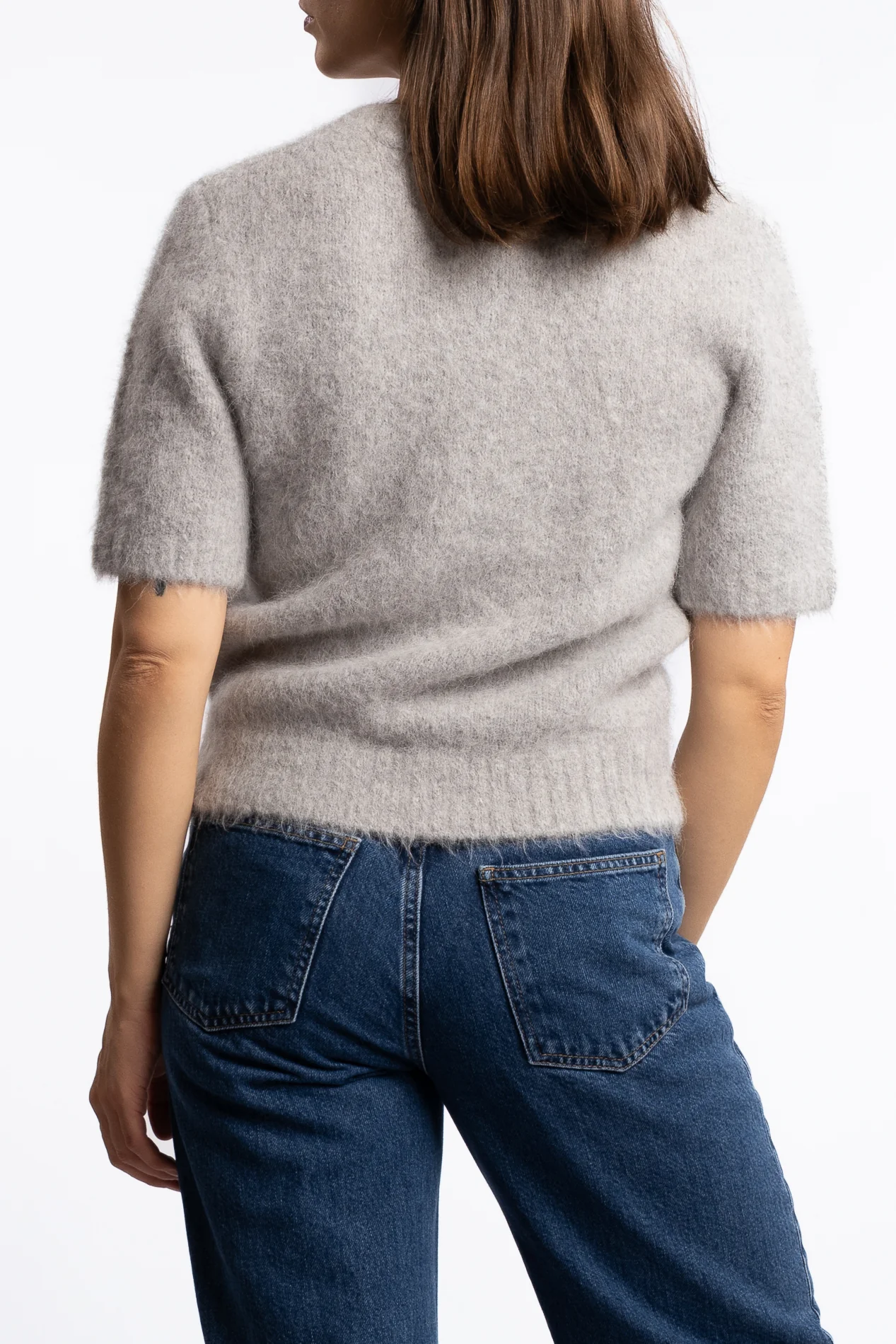 Sajeanne Top 15425 - Light Grey Mel. - Image 3