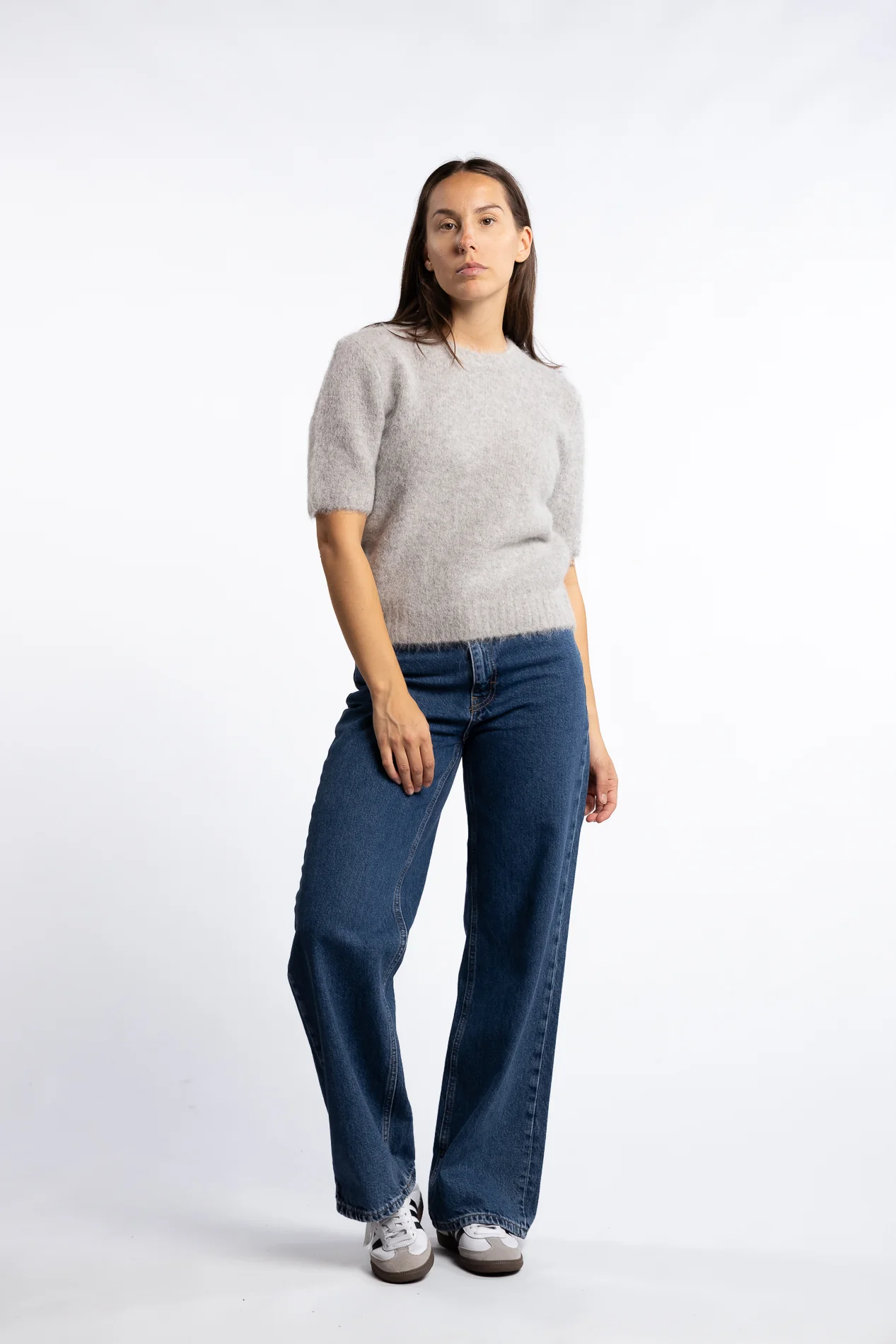 Sajeanne Top 15425 - Light Grey Mel. - Image 5