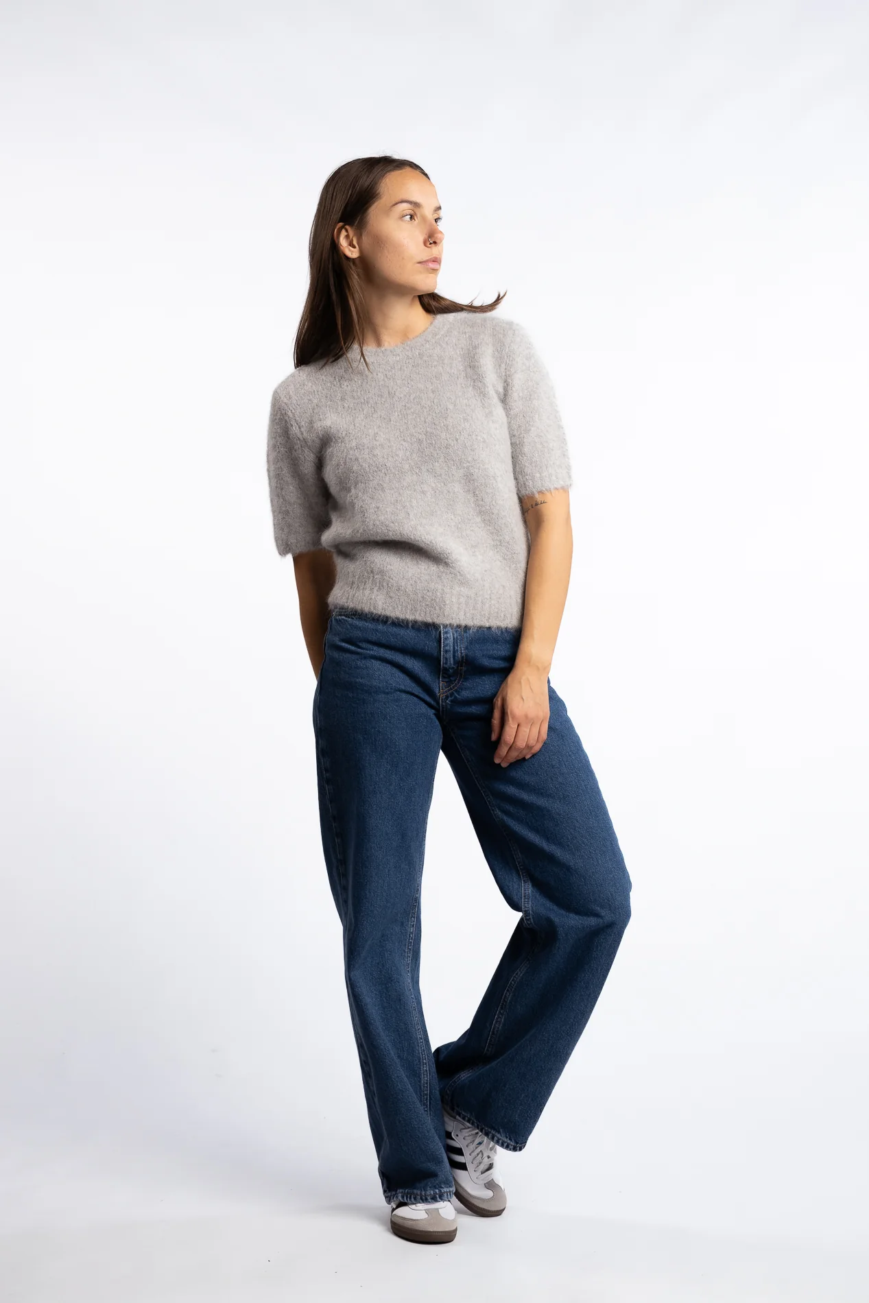 Sajeanne Top 15425 - Light Grey Mel. - Image 6
