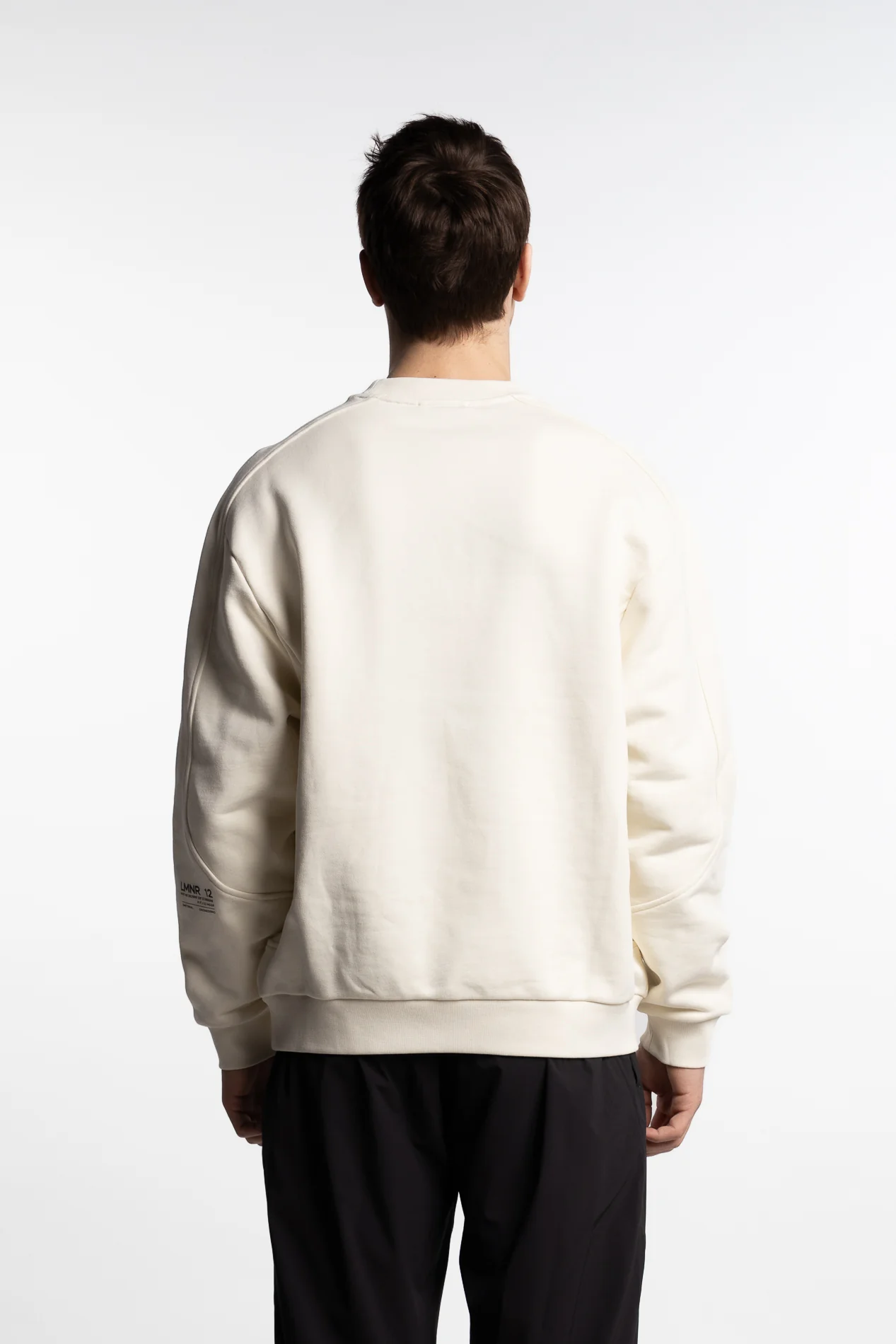 Heavy Cotton Laminar Sweatshirt Panna Scuro - Image 4