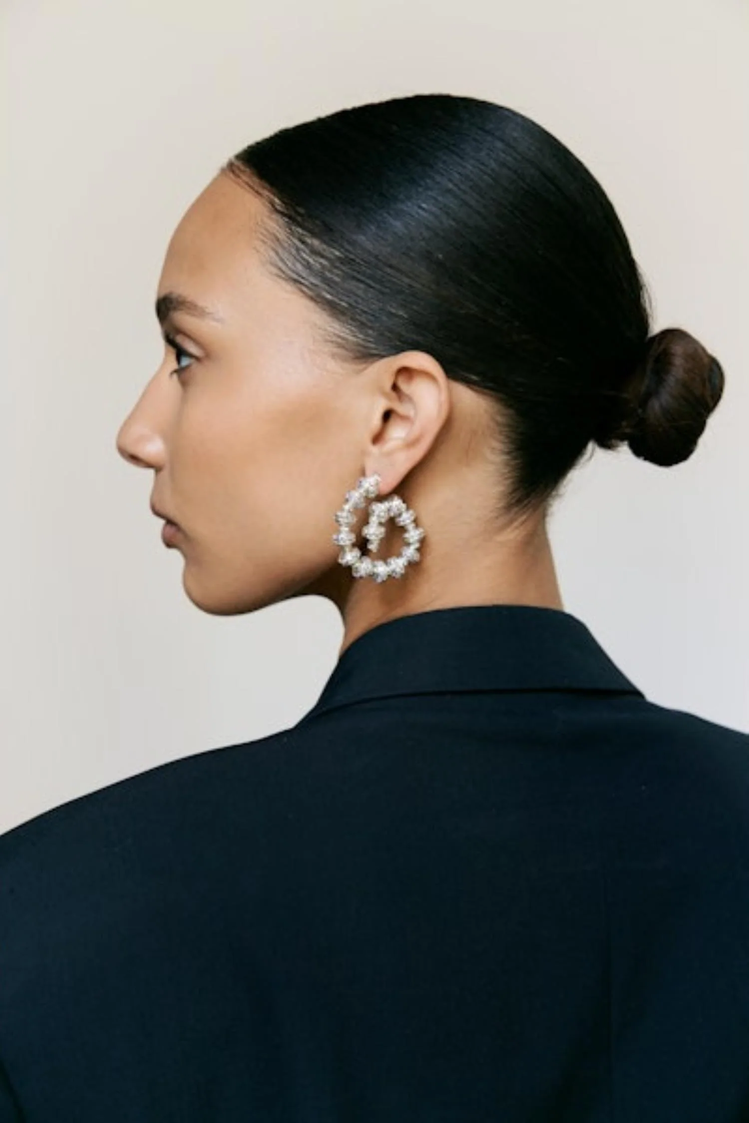 Spiral Hoops- Silver - Image 2