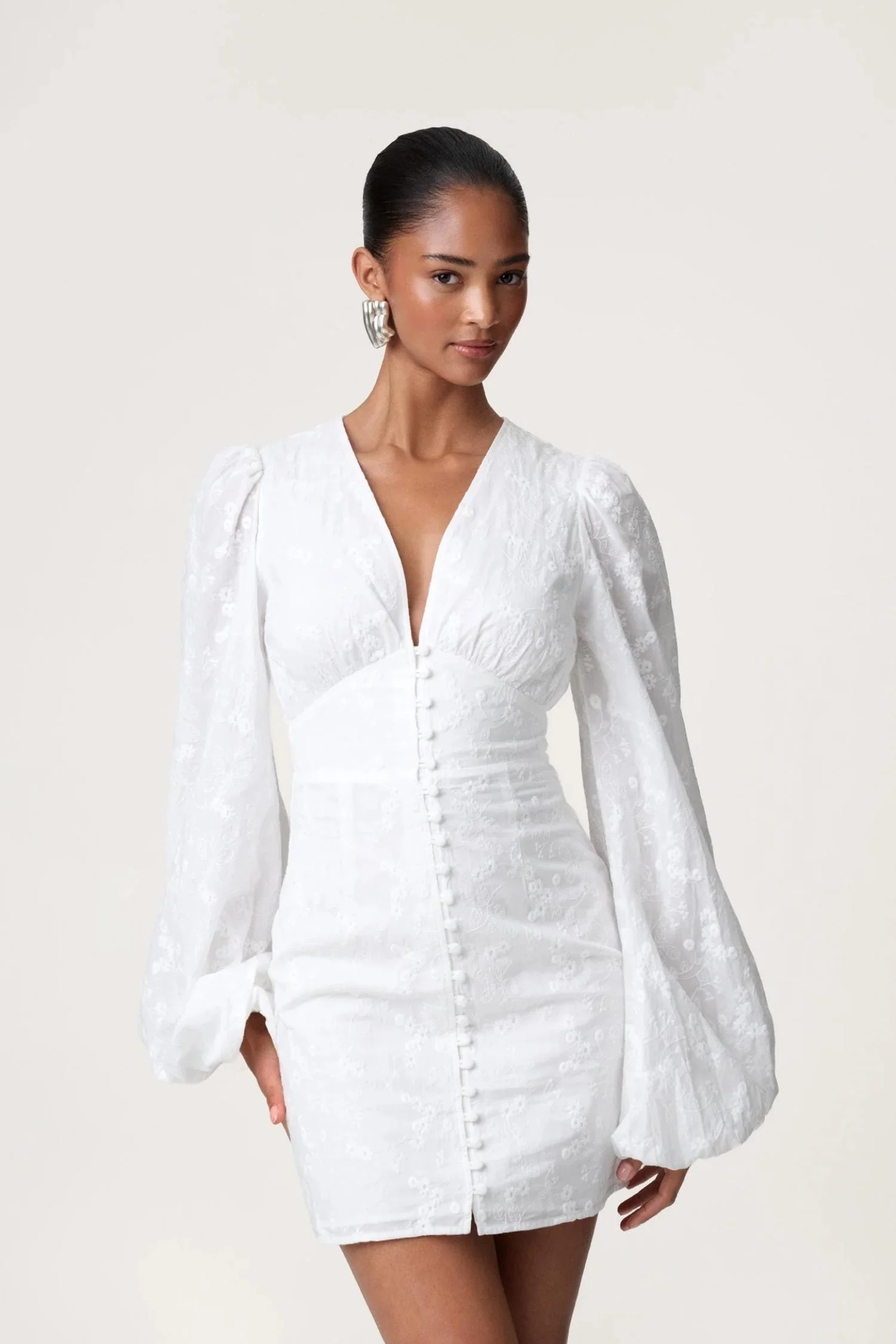 Florence dress- White Embroidery - Image 4