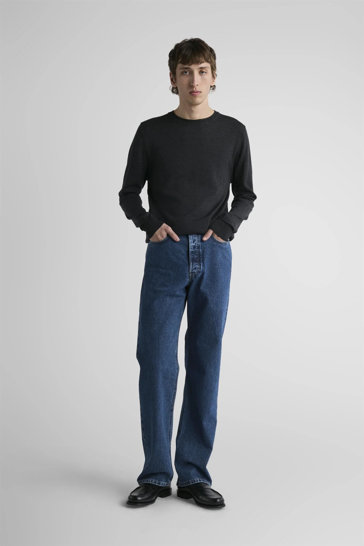 Barnes High-Rise Wide Fit Jeans Japan Dawn - Image 2