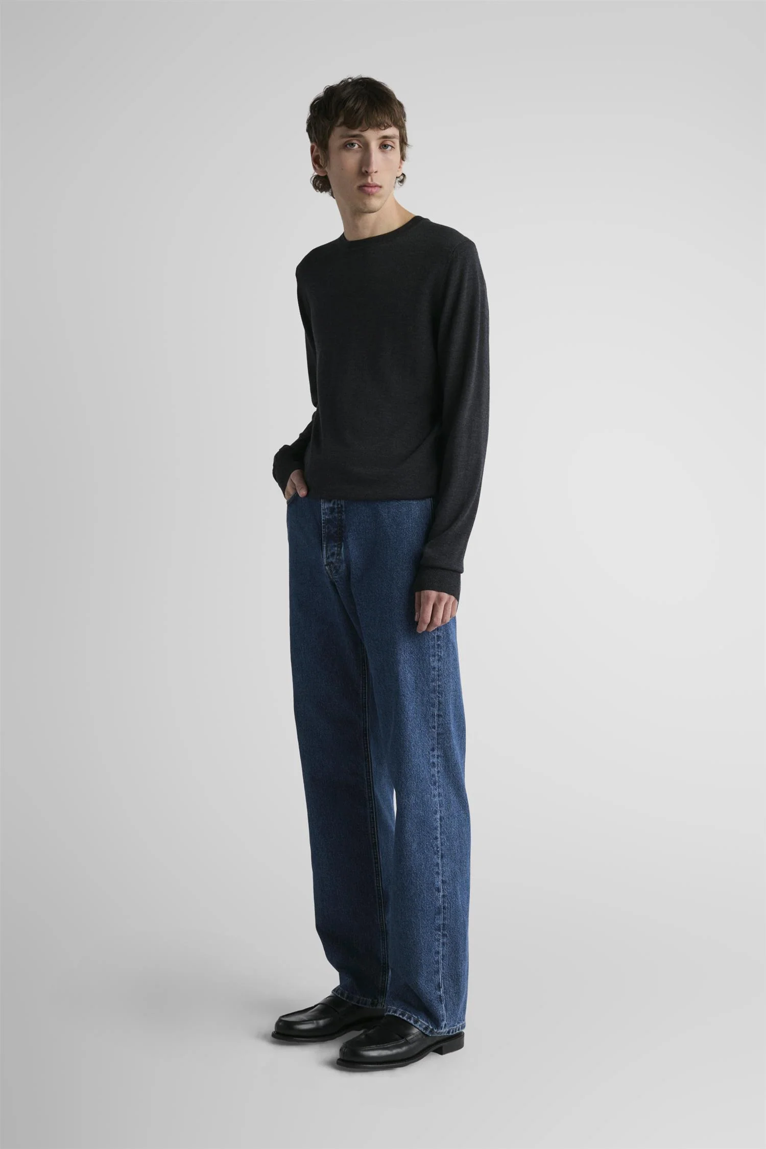 Barnes High-Rise Wide Fit Jeans Japan Dawn - Image 3