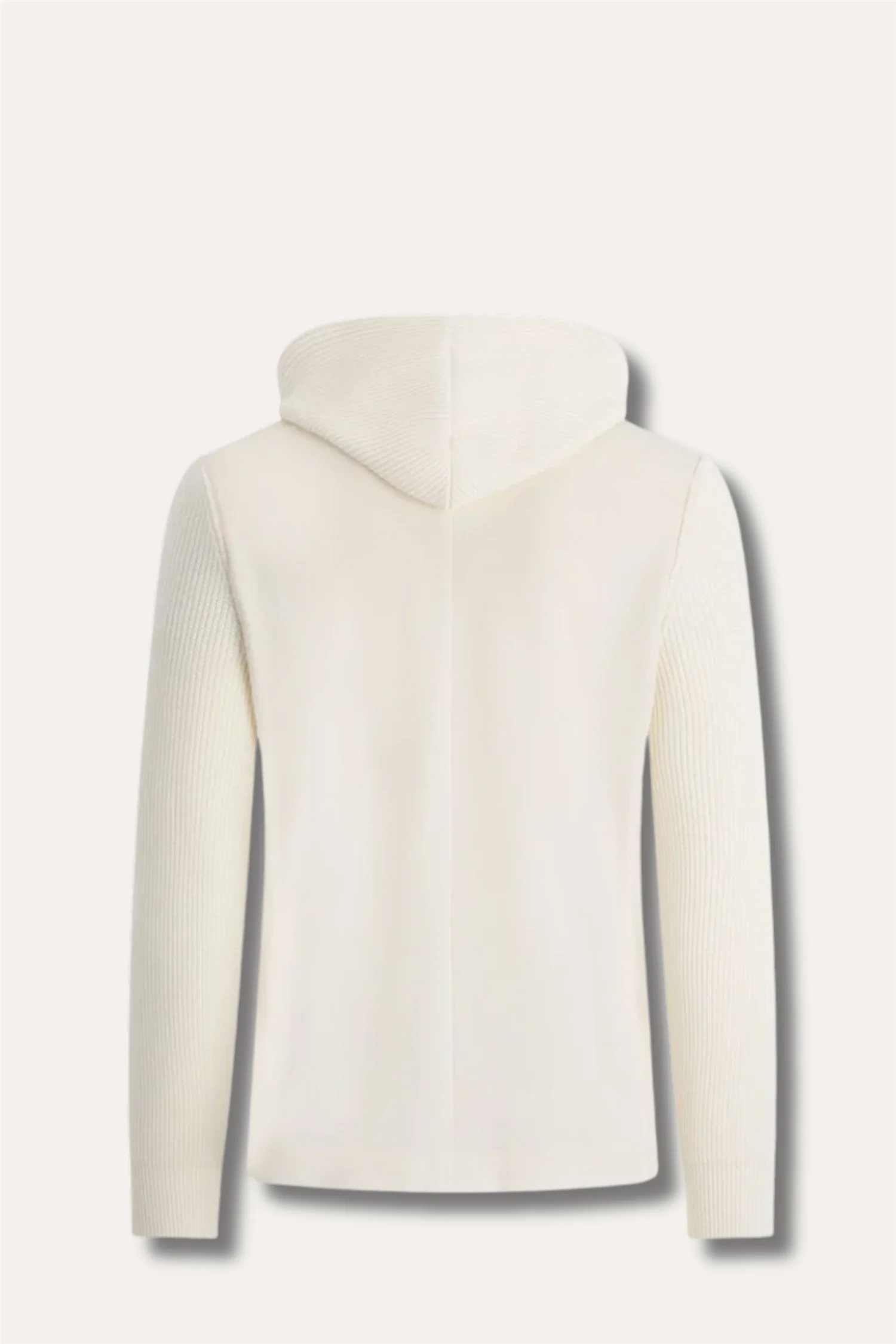 Blazer Cotton Rib With Hood Cream - Image 2