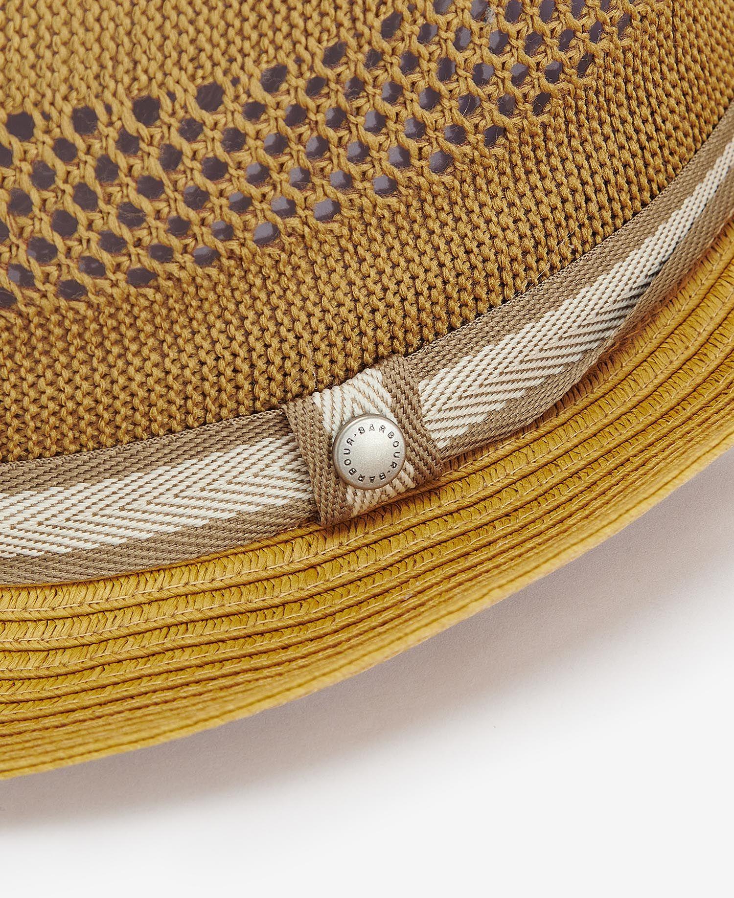 Craster Trilby Summer Hat Dark Tan - Image 2