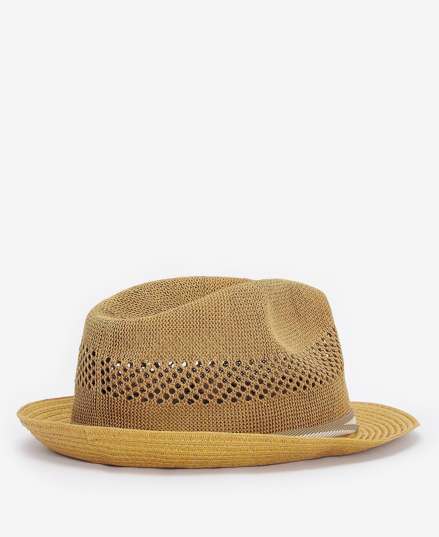 Craster Trilby Summer Hat Dark Tan - Image 3