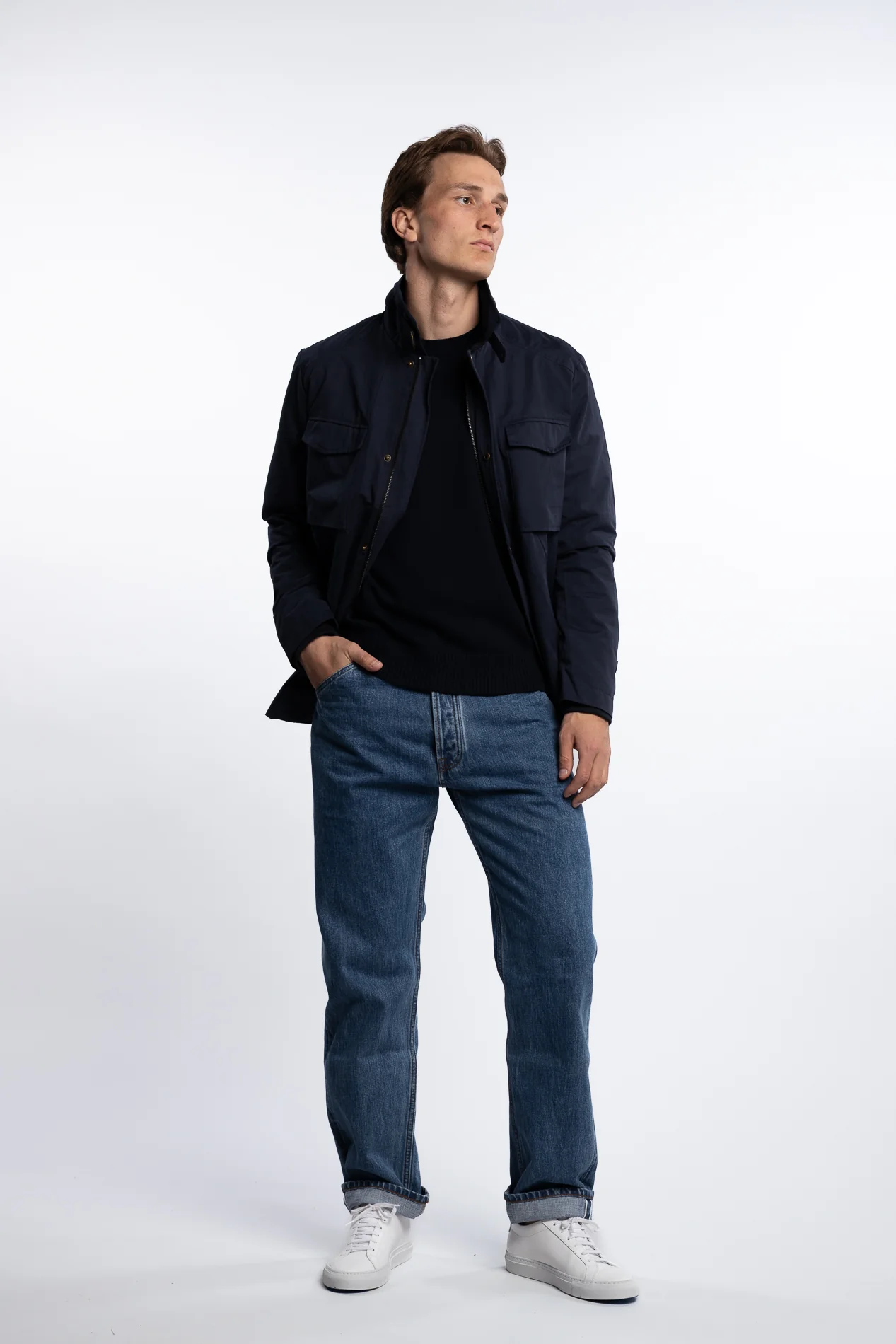 Rollins Mid Jacket Midnight Blue - Image 3