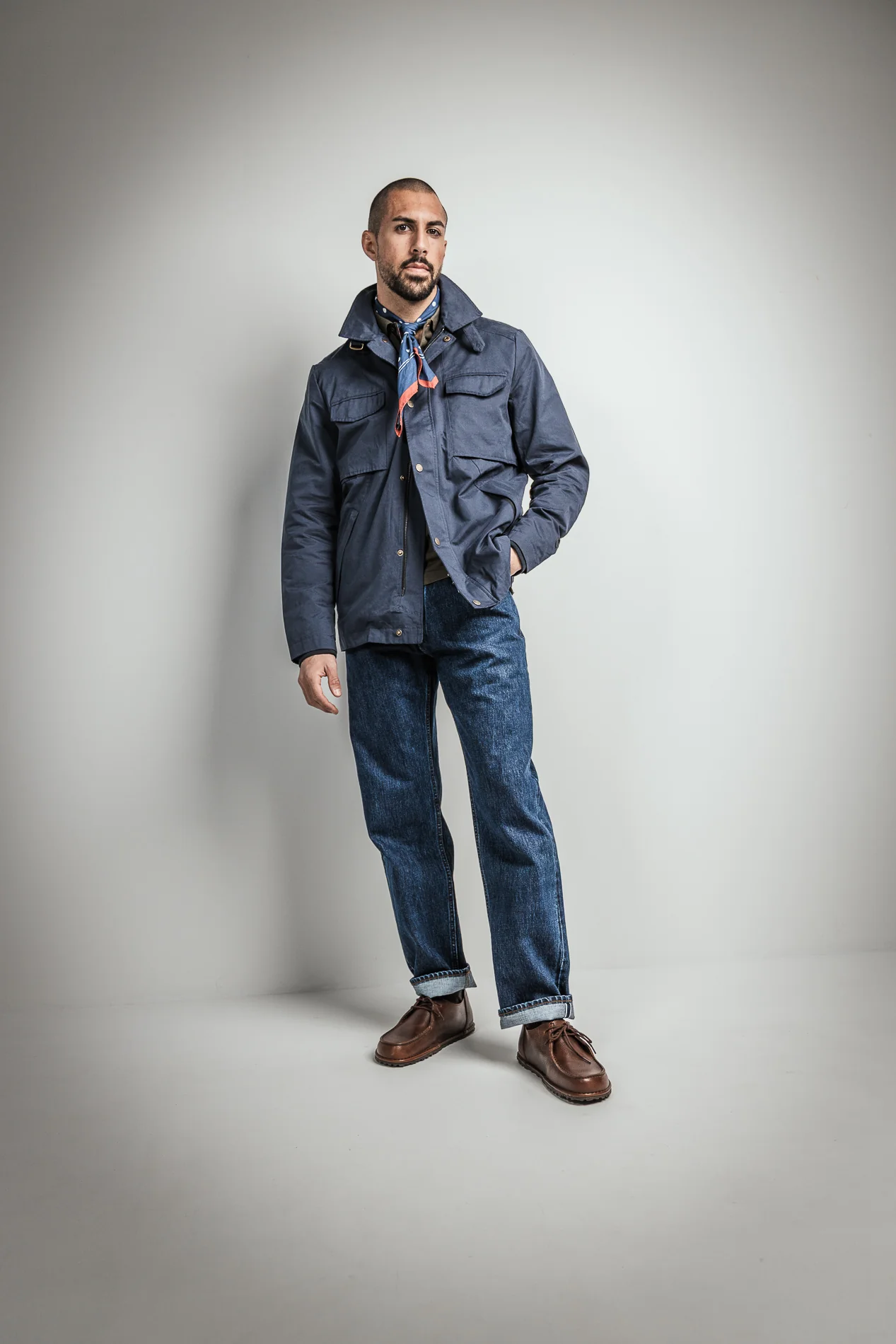 Rollins Mid Jacket Midnight Blue - Image 6