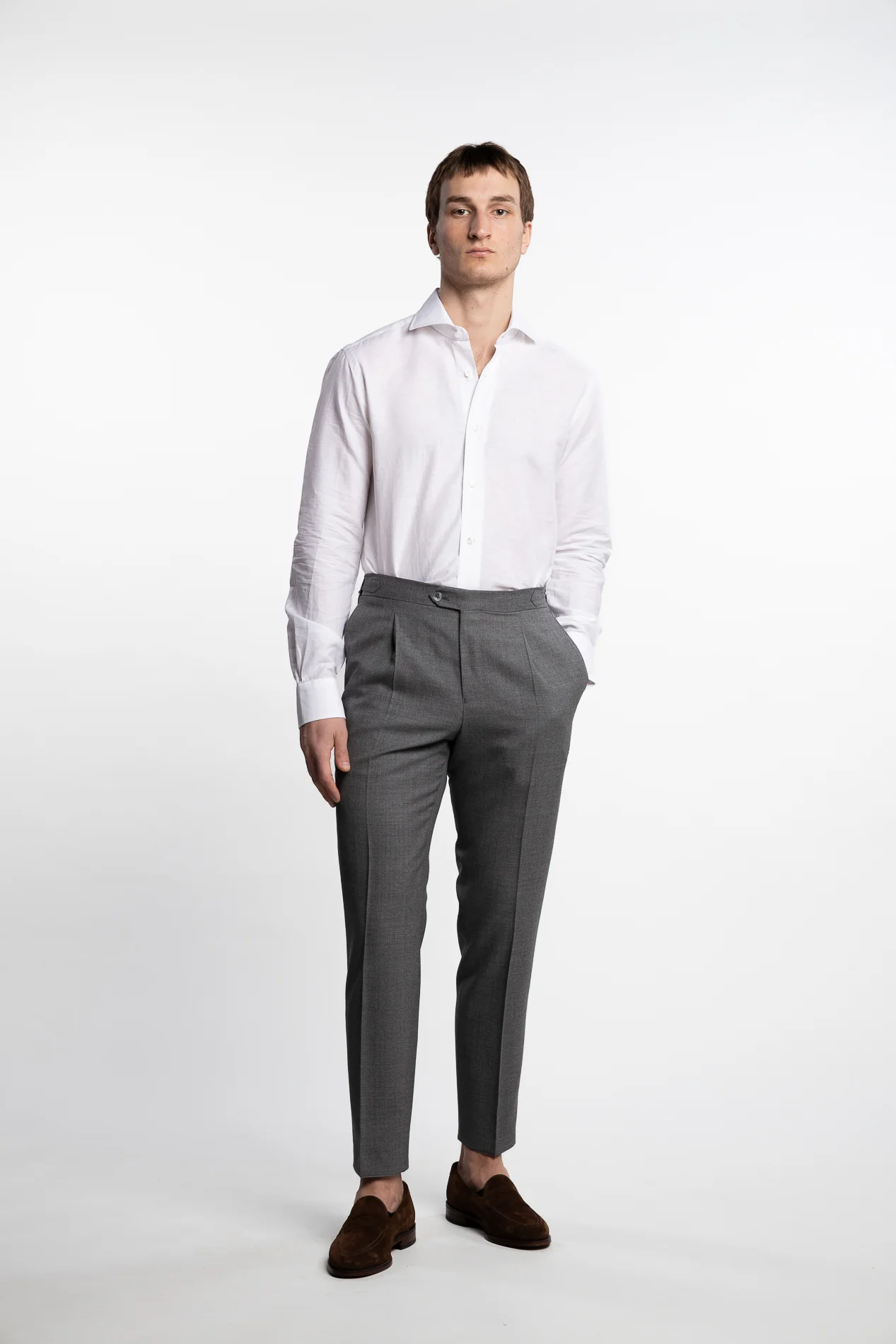 Culto Cotton/Linen Shirt White - Image 5