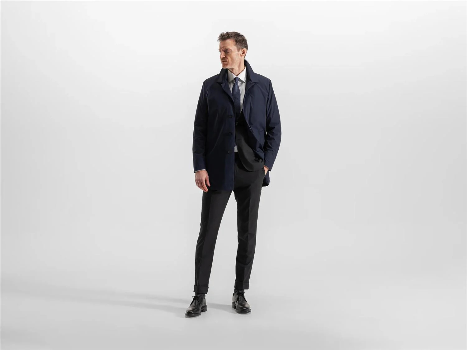Maestro Coat Navy - Image 3