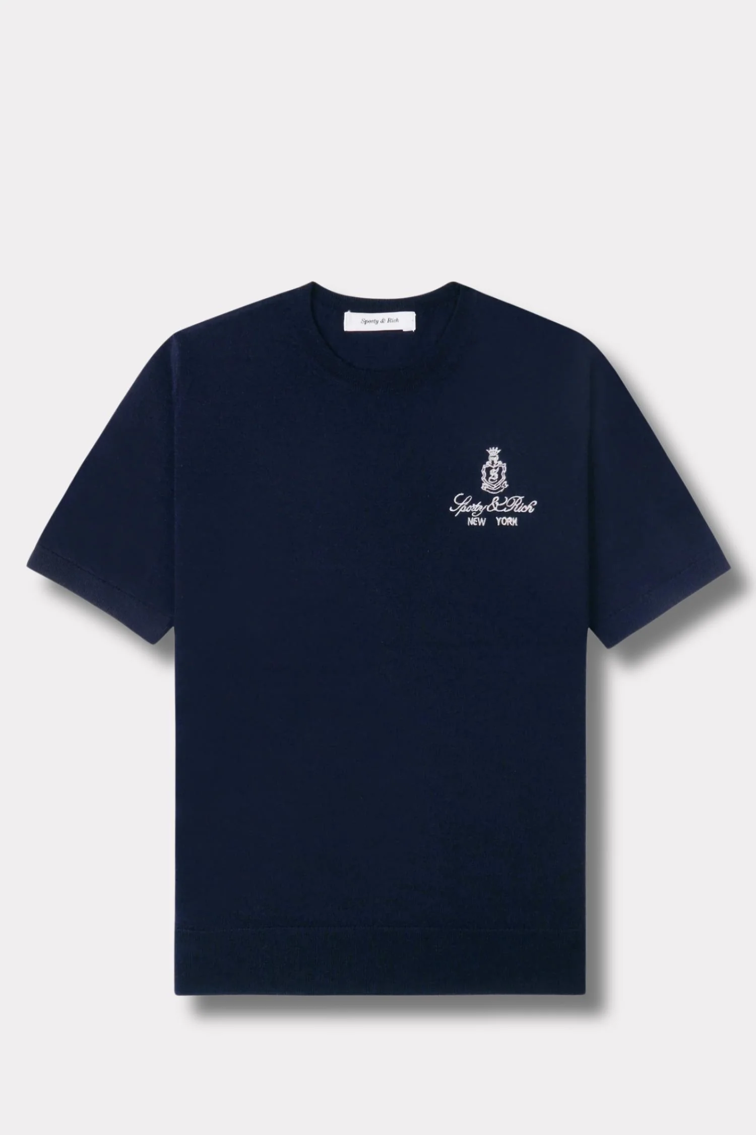 Vendome SS Merino Sweater- Navy - Image 7