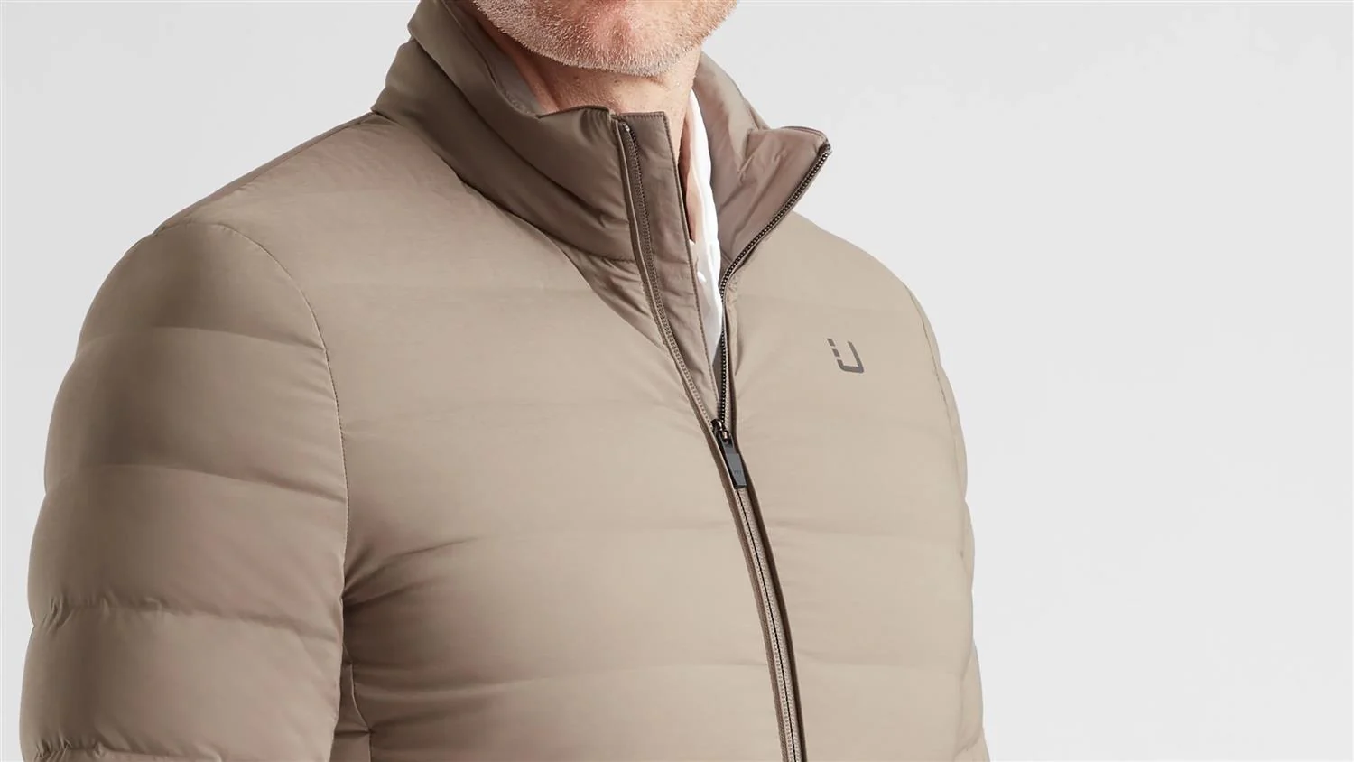 Sonic Down Jacket Dark Sand - Image 3