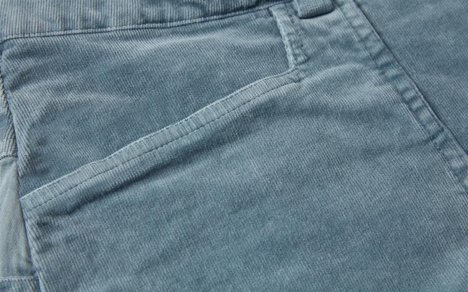 Grinder Corduroy Shorts Shadow Blue - Image 4