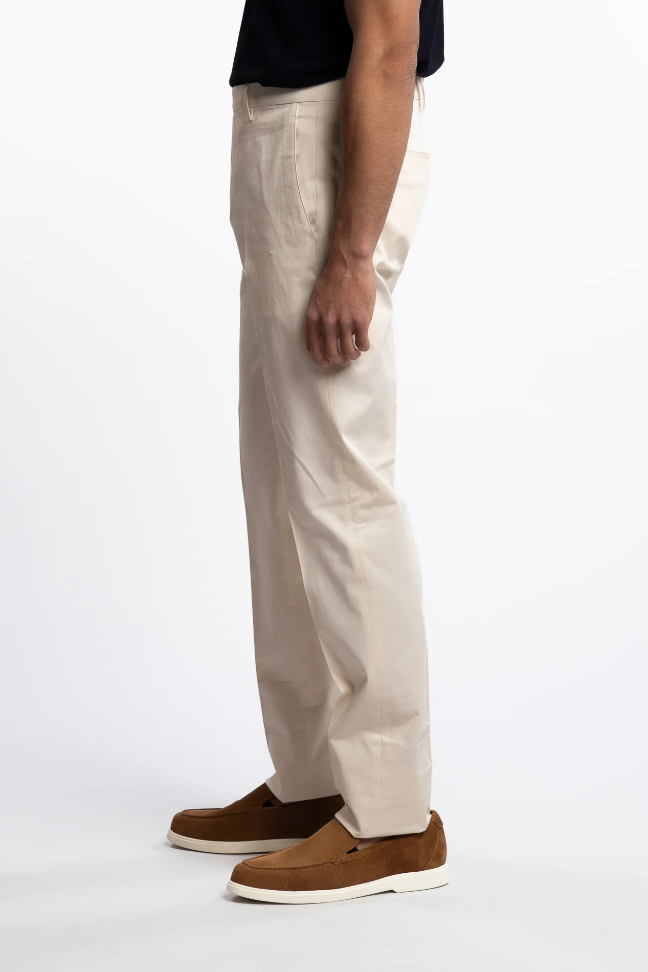 Vulcano Cotton Chinos Ecru - Image 2
