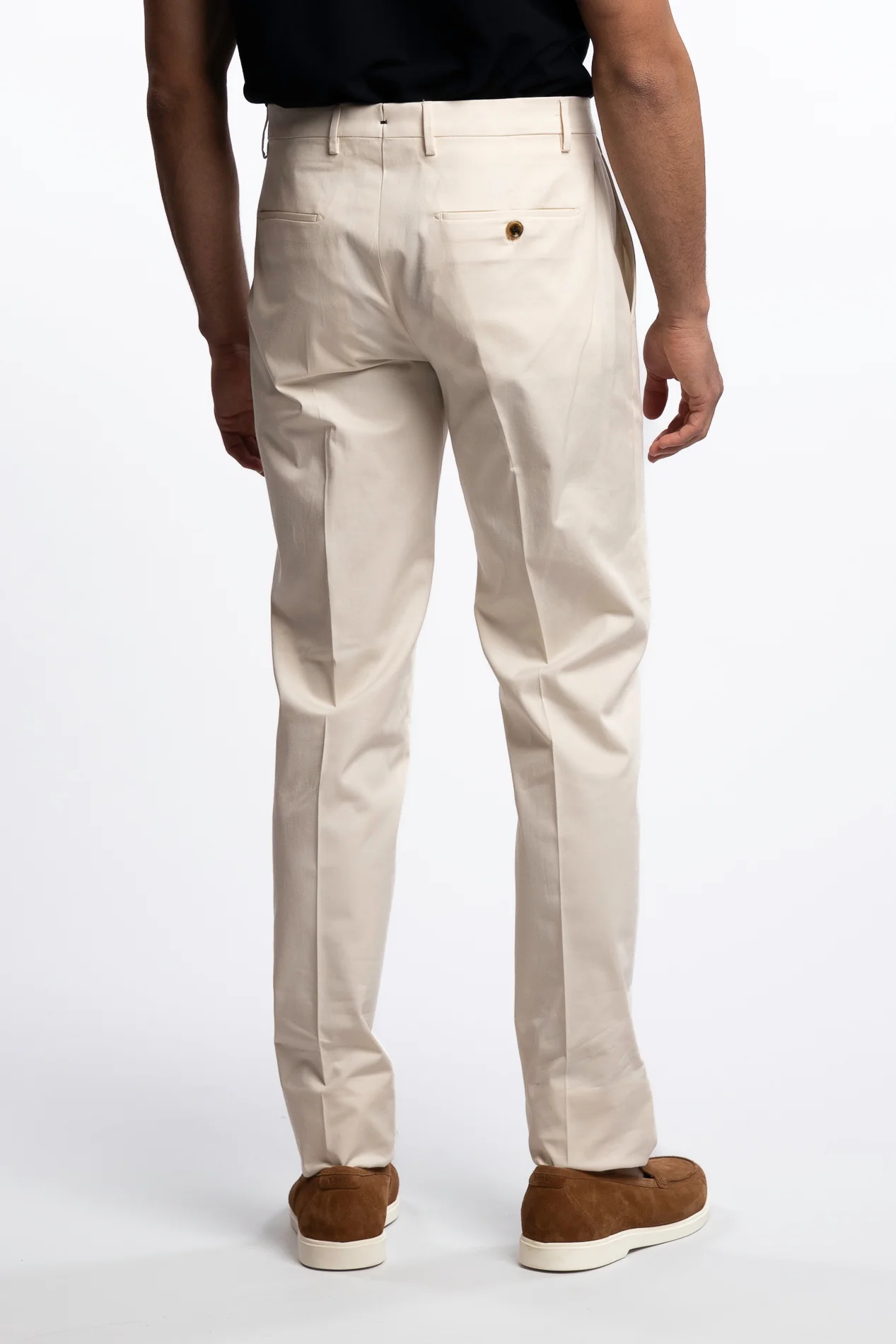 Vulcano Cotton Chinos Ecru - Image 3