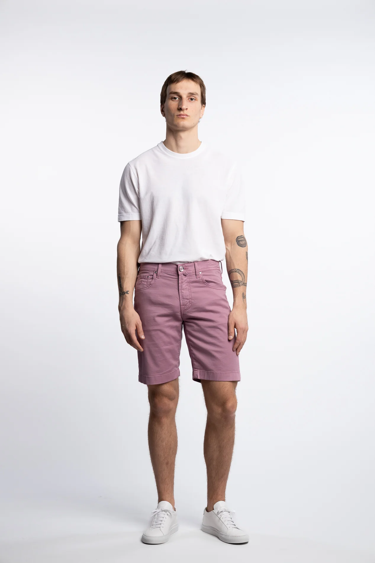 Nicolas Slim Fit Shorts Violet - Image 7