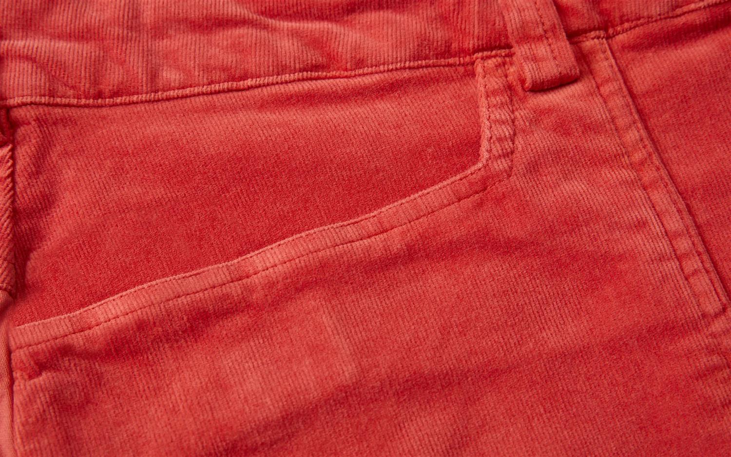 Grinder Corduroy Shorts Red Crimson - Image 6