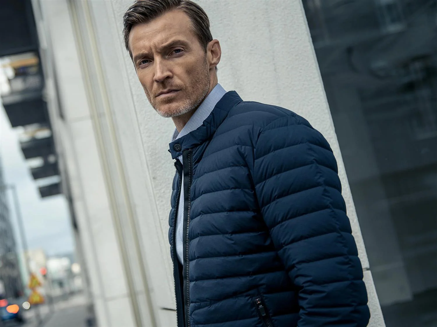 Supersonic Light Jacket Navy - Image 5
