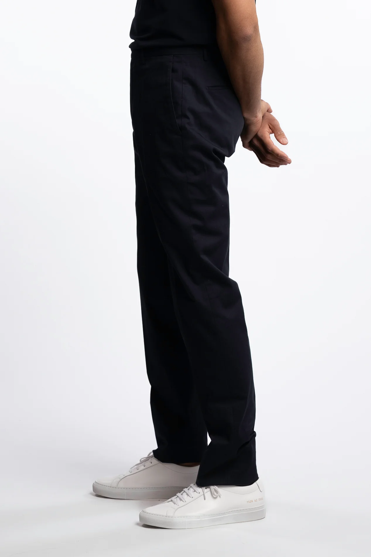Vulcano Cotton Chinos Navy - Image 2