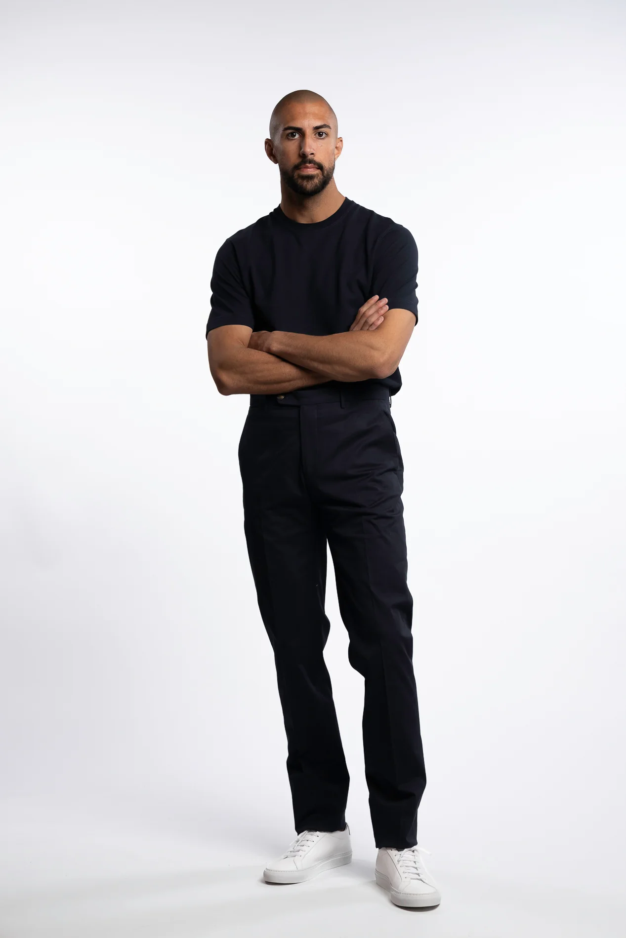 Vulcano Cotton Chinos Navy - Image 4