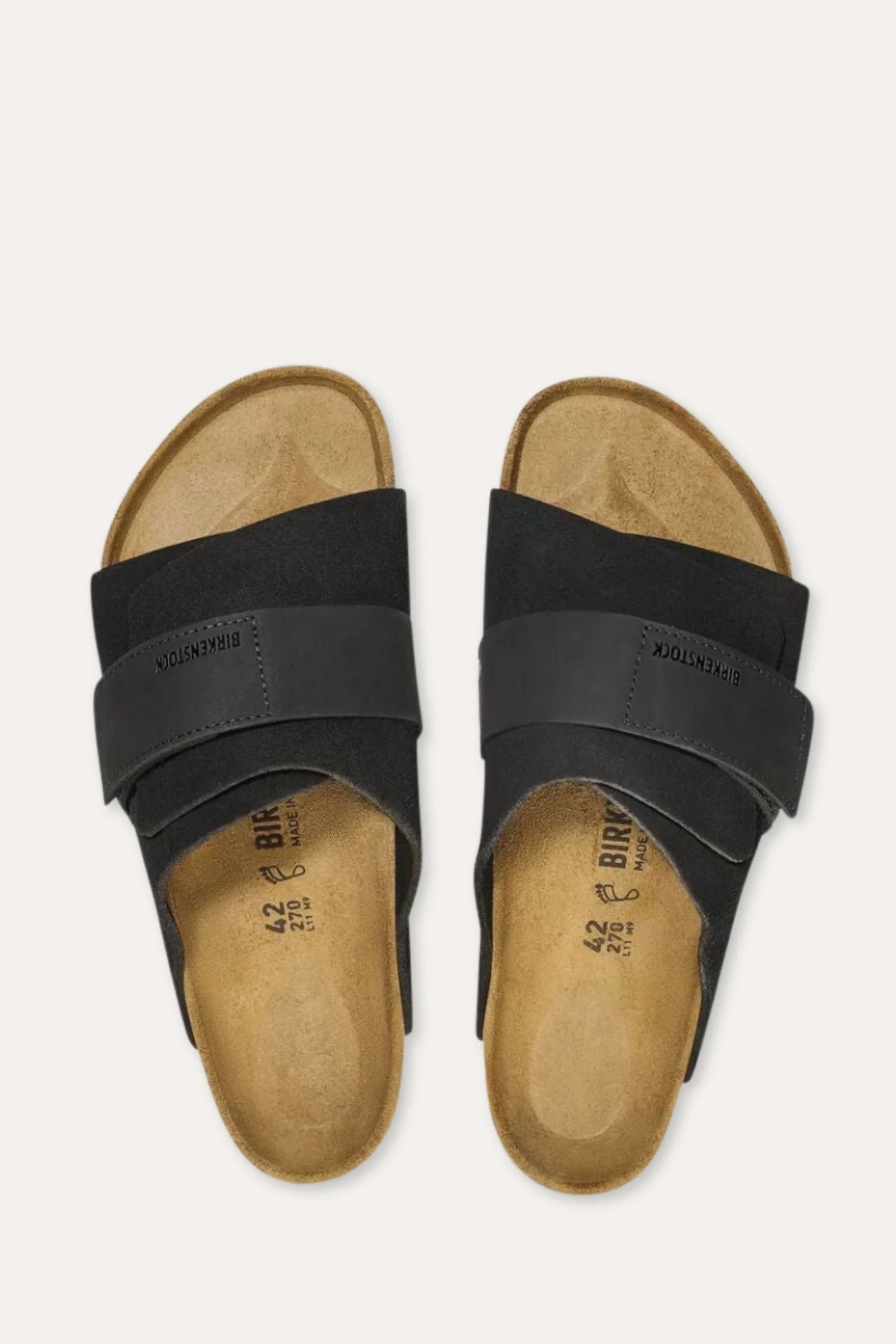 Men's Kyoto Nubuck/Suede Leather Black - Image 6