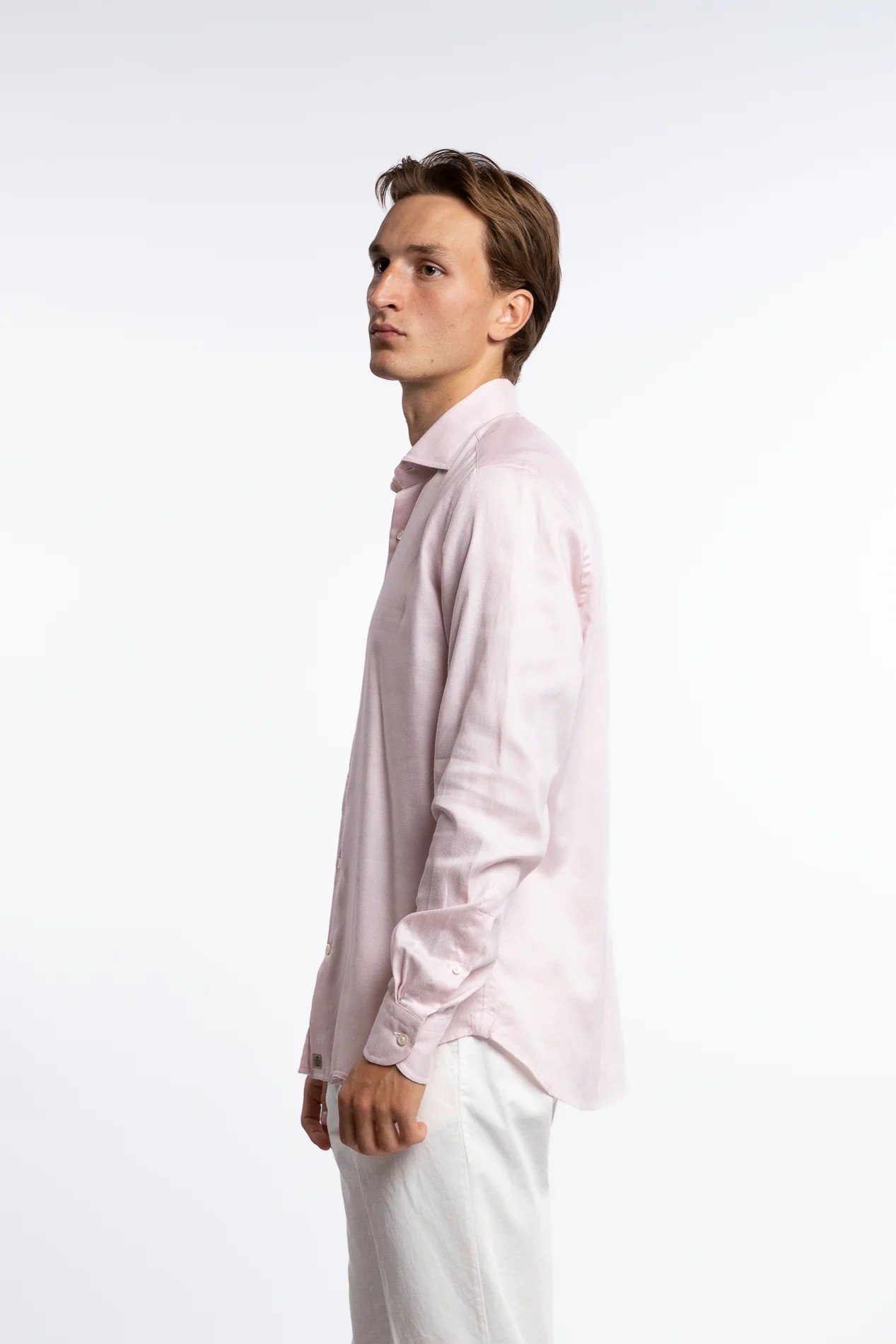 Lyocell/Cotton Shirt Light Pink - Image 2