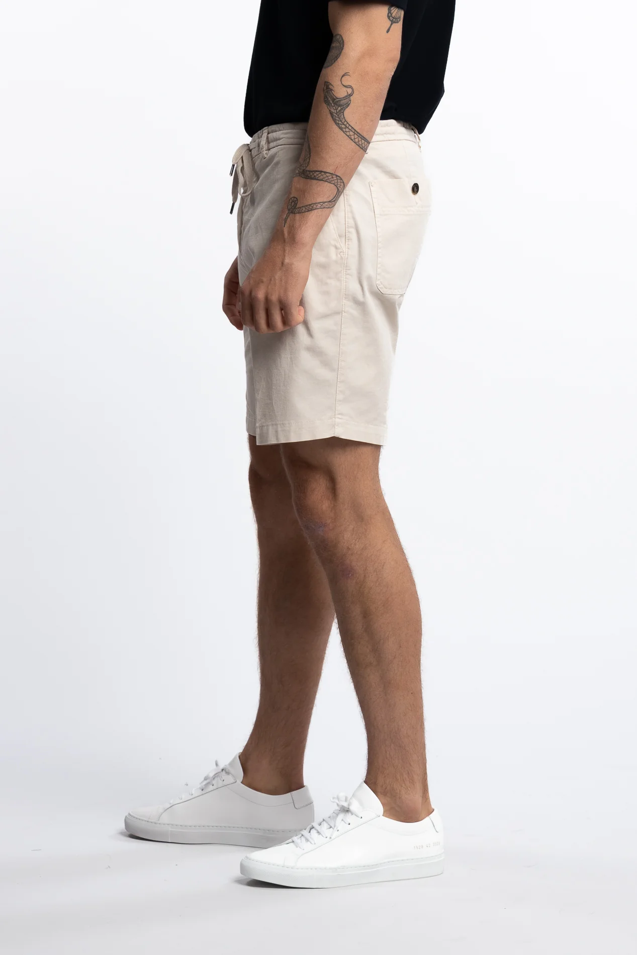 Capri Shorts Off-White - Image 2