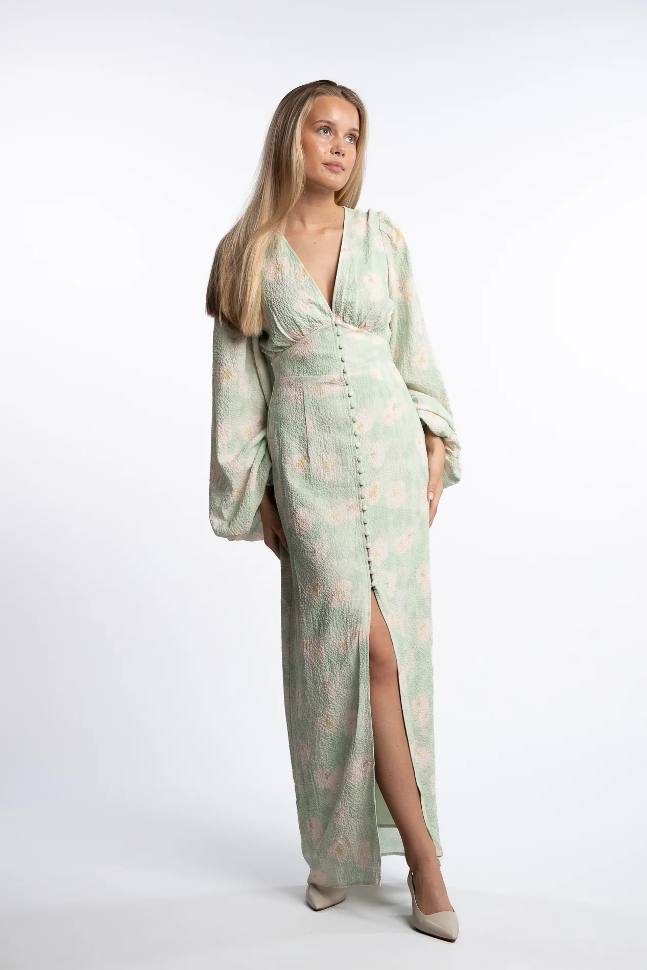 Positano Dress- Pastel Green - Image 5