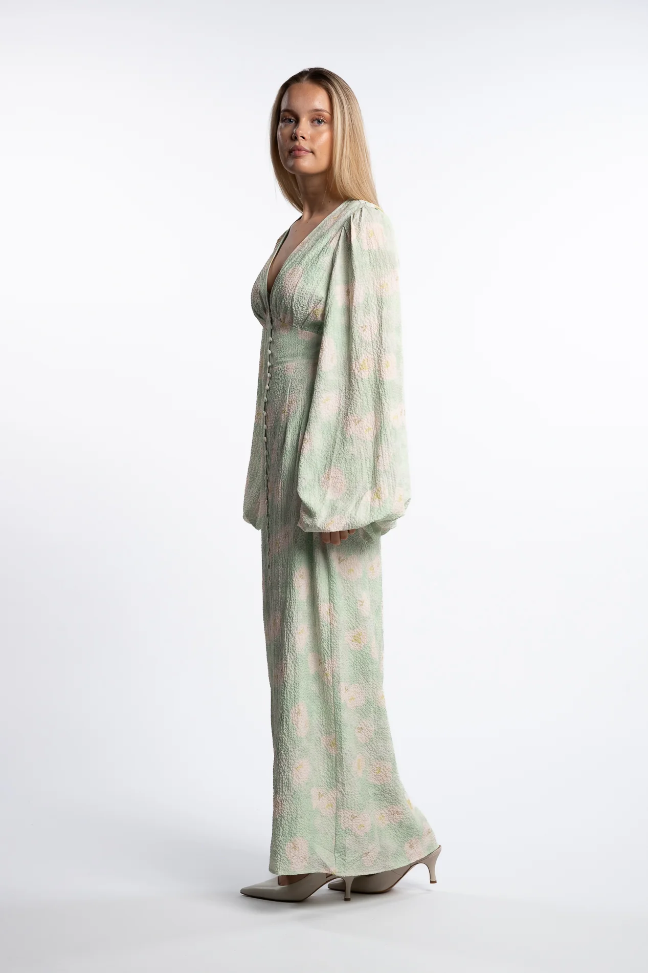 Positano Dress- Pastel Green - Image 6