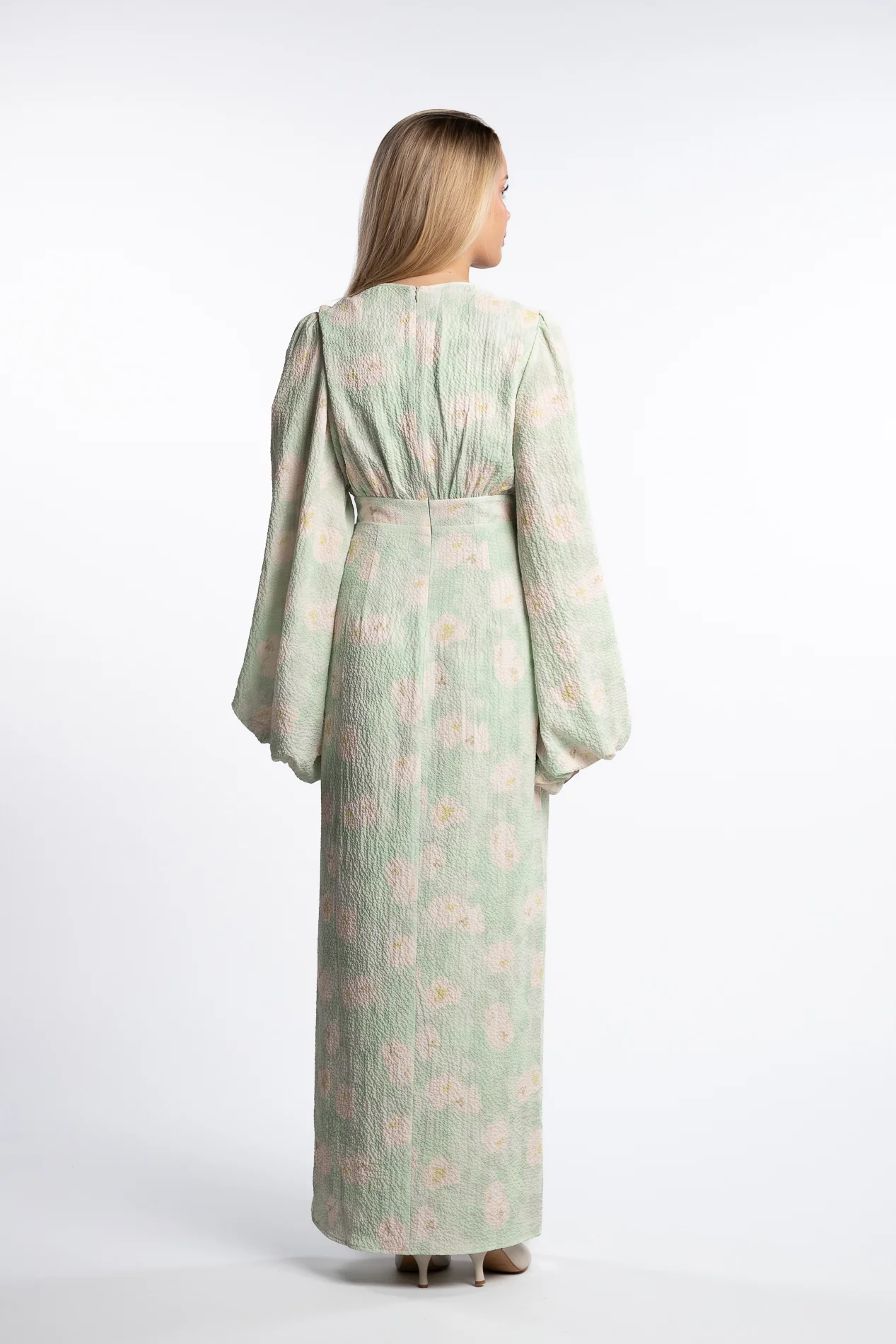 Positano Dress- Pastel Green - Image 7