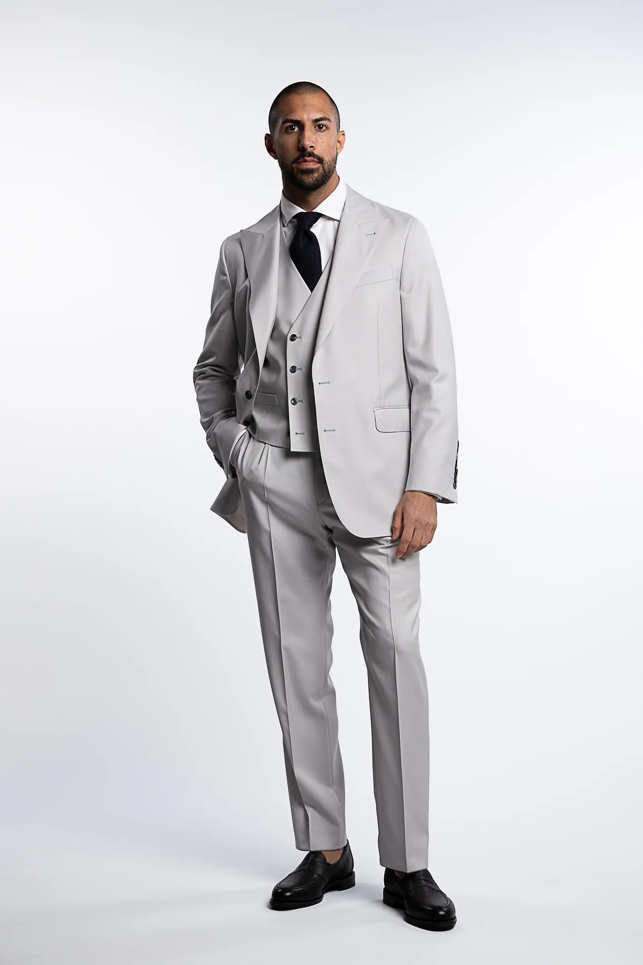 Camden Waistcoat Gravel Grey - Image 5