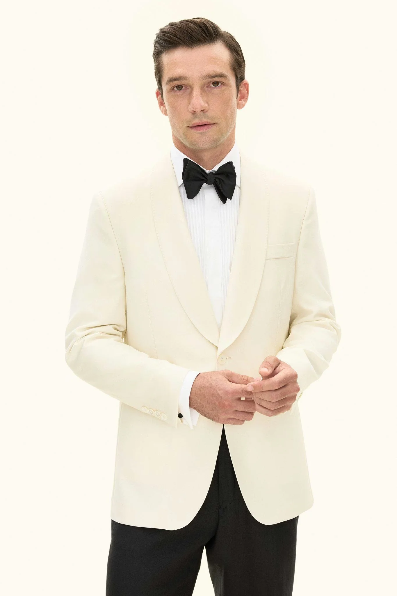 Figaro Tuxedo Blazer Off White - Image 13