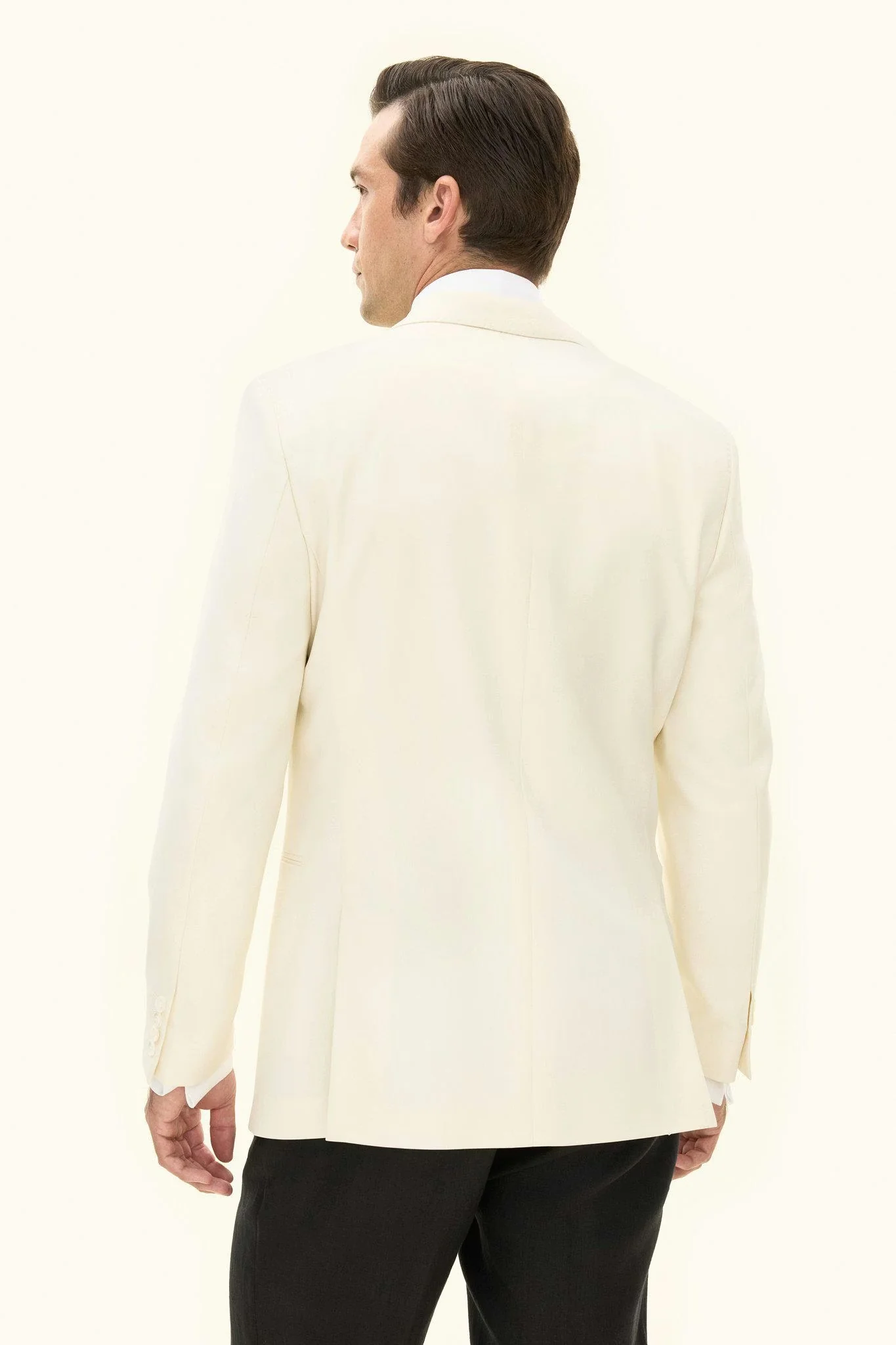 Figaro Tuxedo Blazer Off White - Image 14