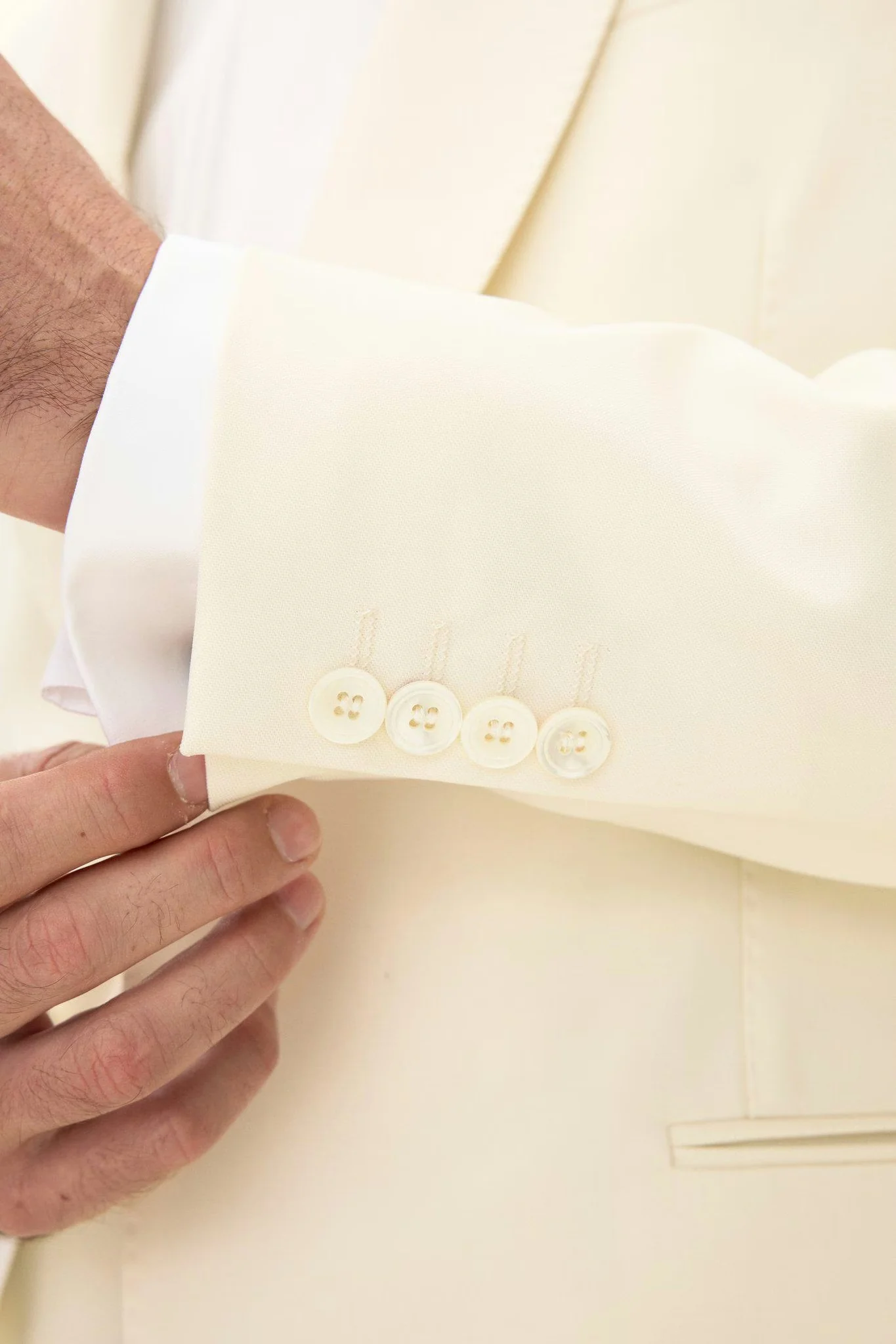Figaro Tuxedo Blazer Off White - Image 4