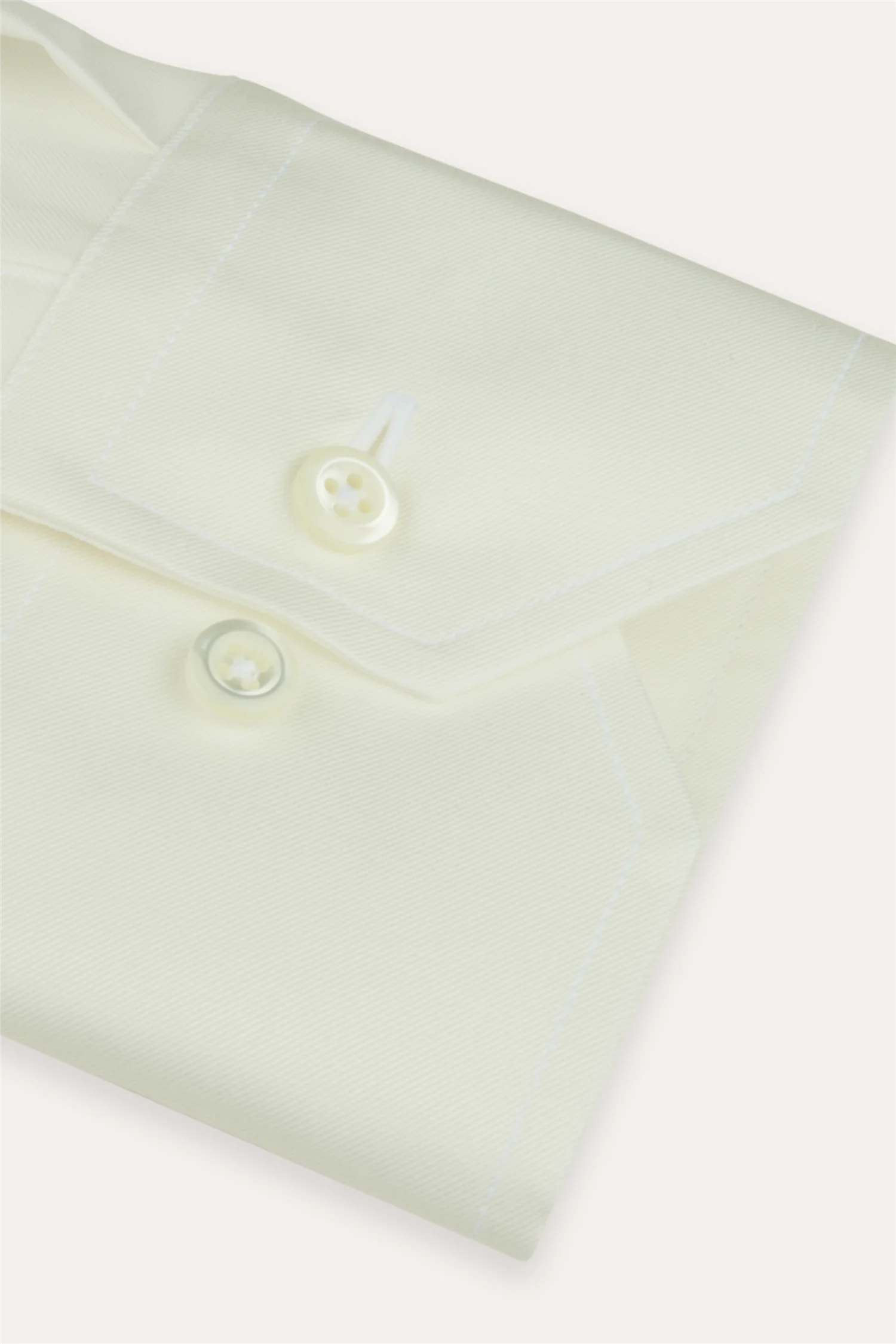 Slimline Twill Shirt Champagne - Image 3