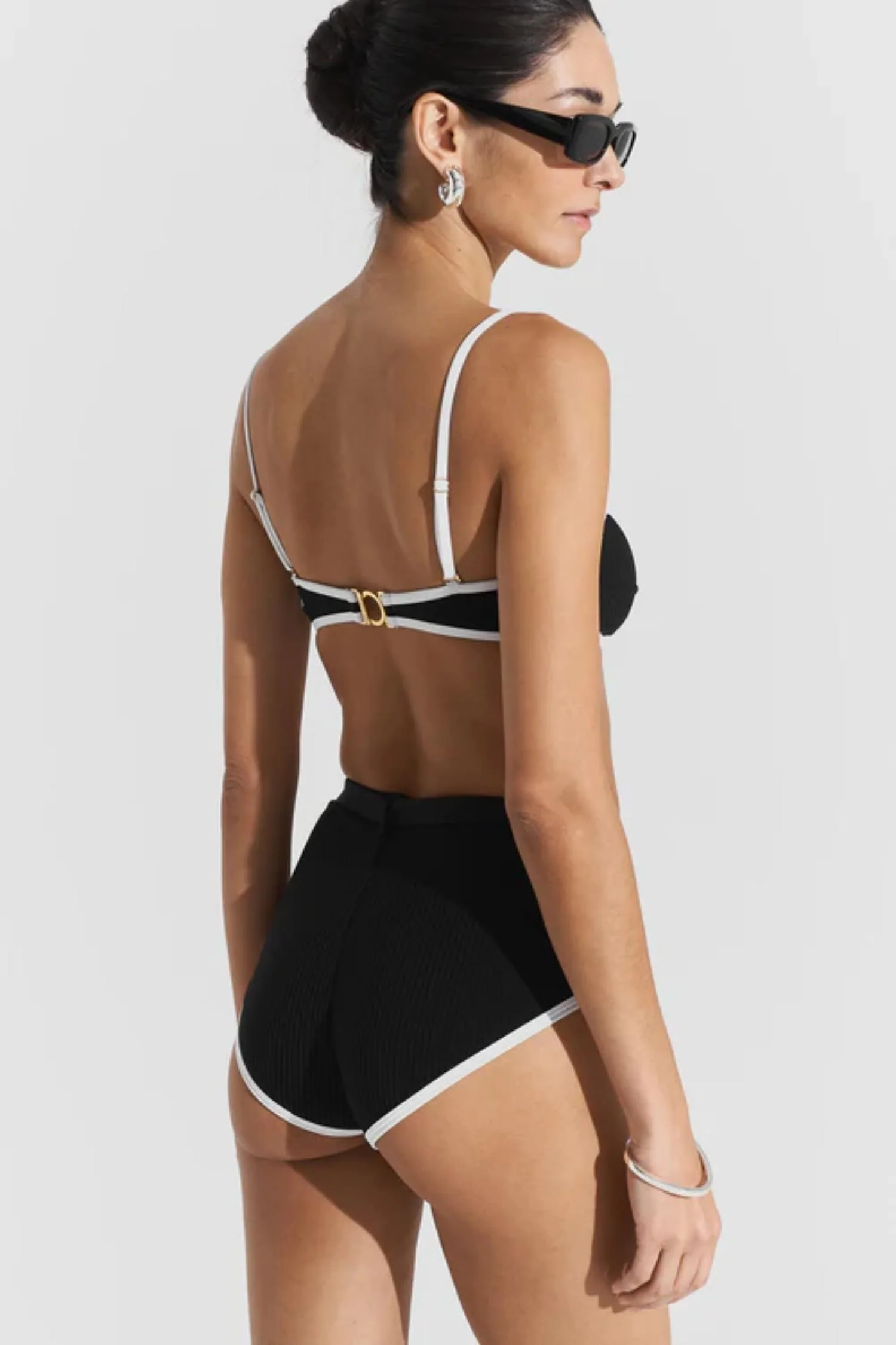 Ribbed Sport Botttom - Black - Image 3
