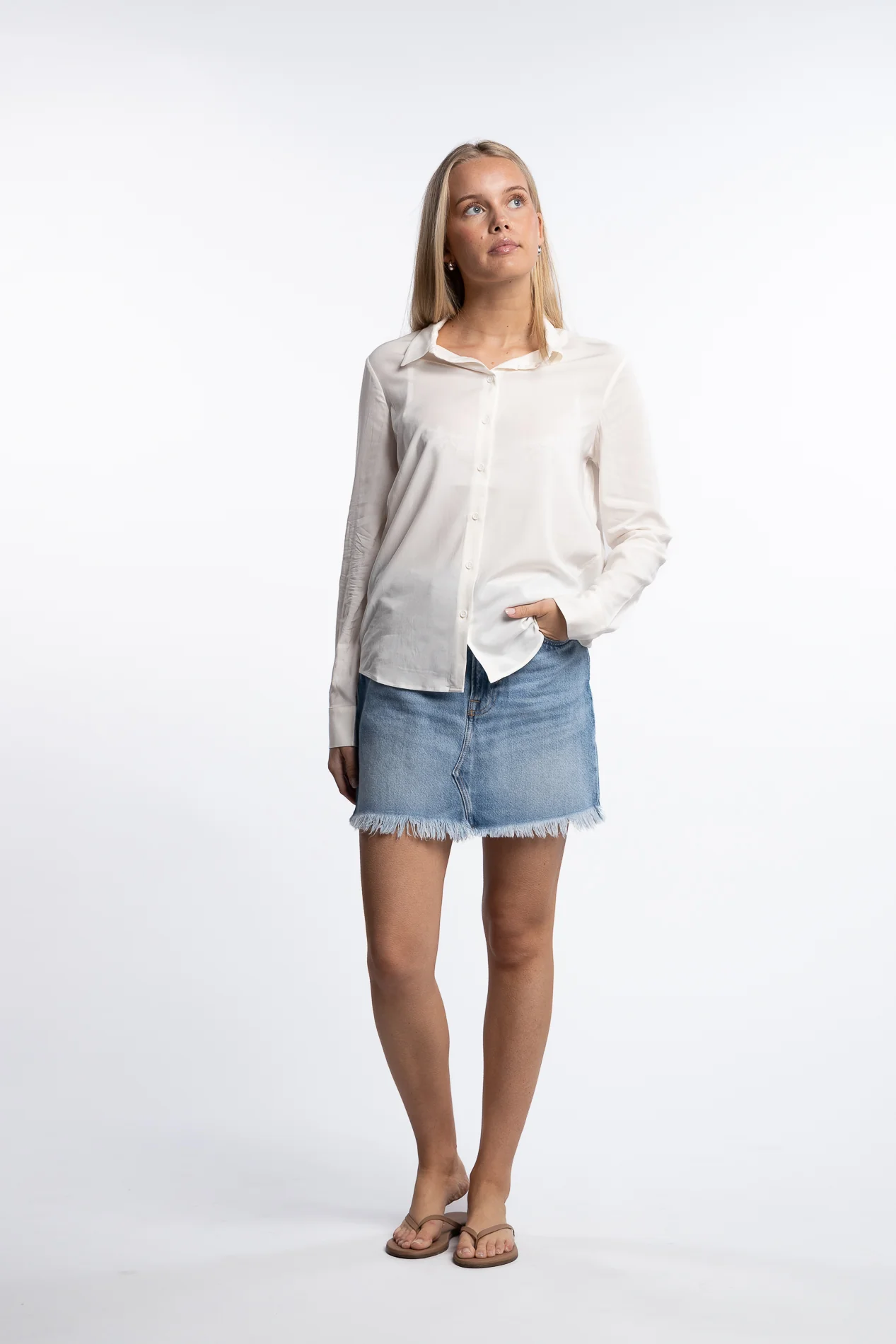 Milly NP Shirt 9942- Clear Cream - Image 3