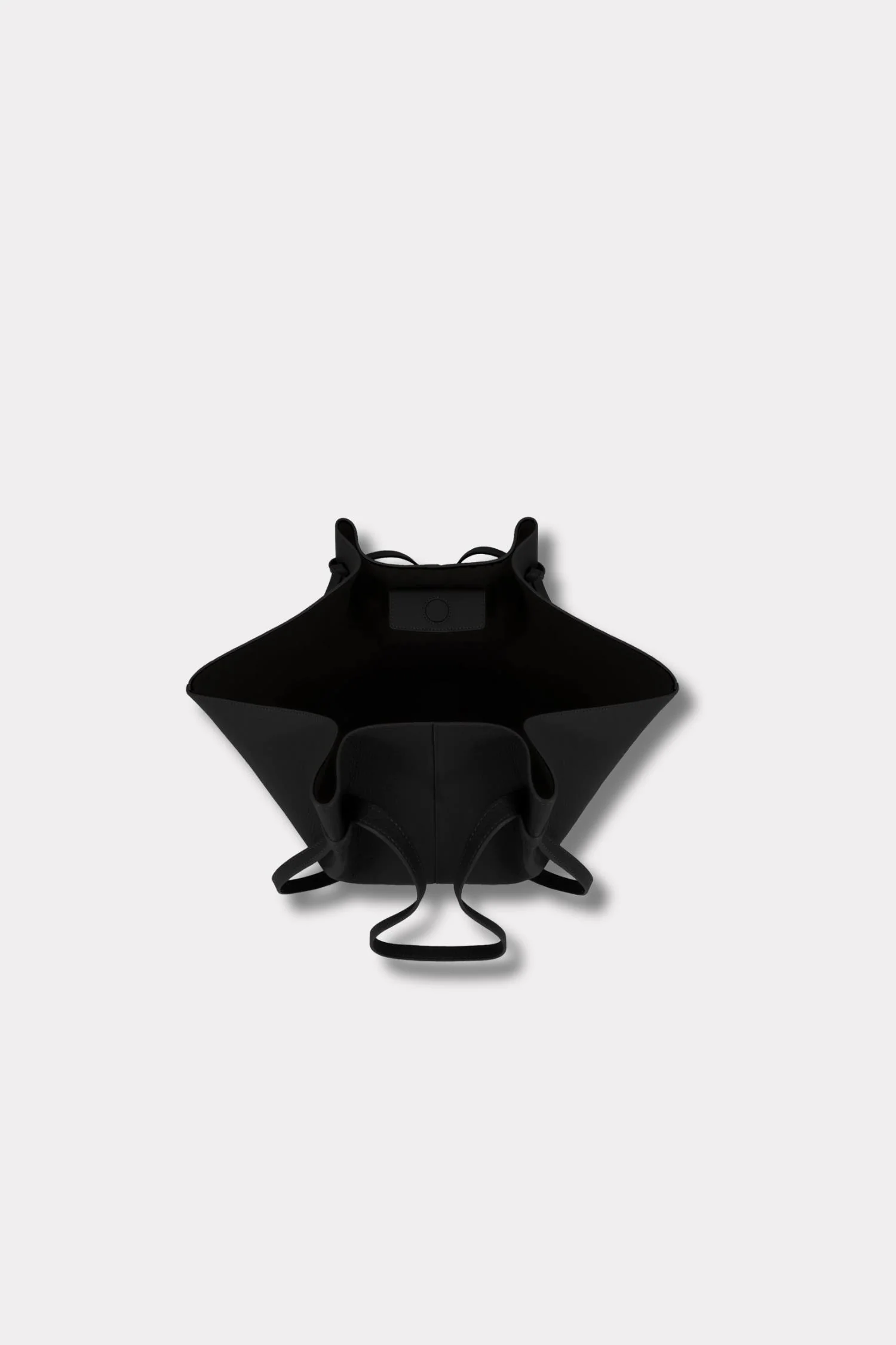 Large Mochi- Black Pebble Grained Leather - Image 5