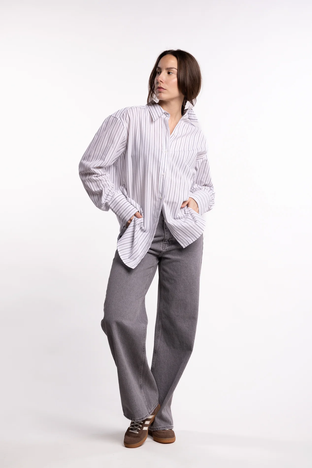 Salovas Shirt 13072 - White Stripe - Image 7
