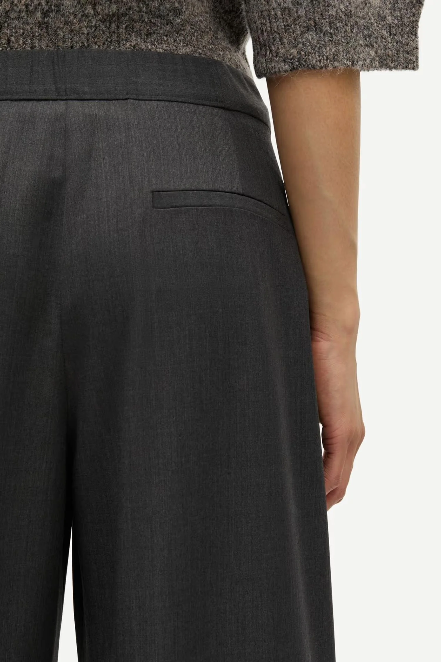 Saroko Trousers 15449- Dark Grey Mel - Image 3