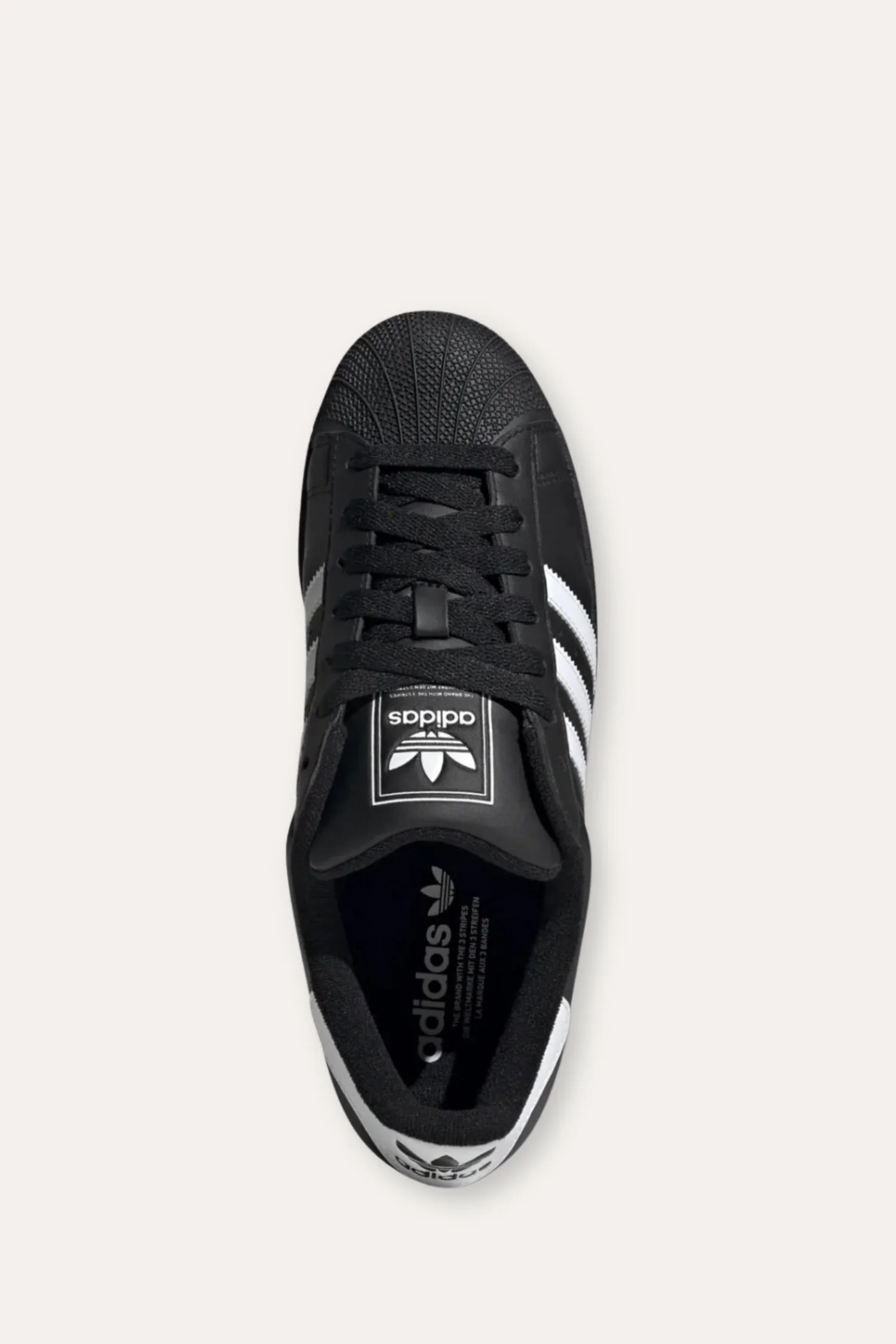 Women's Superstar II- Cblack/Ftwwh- JI0079 - Image 4
